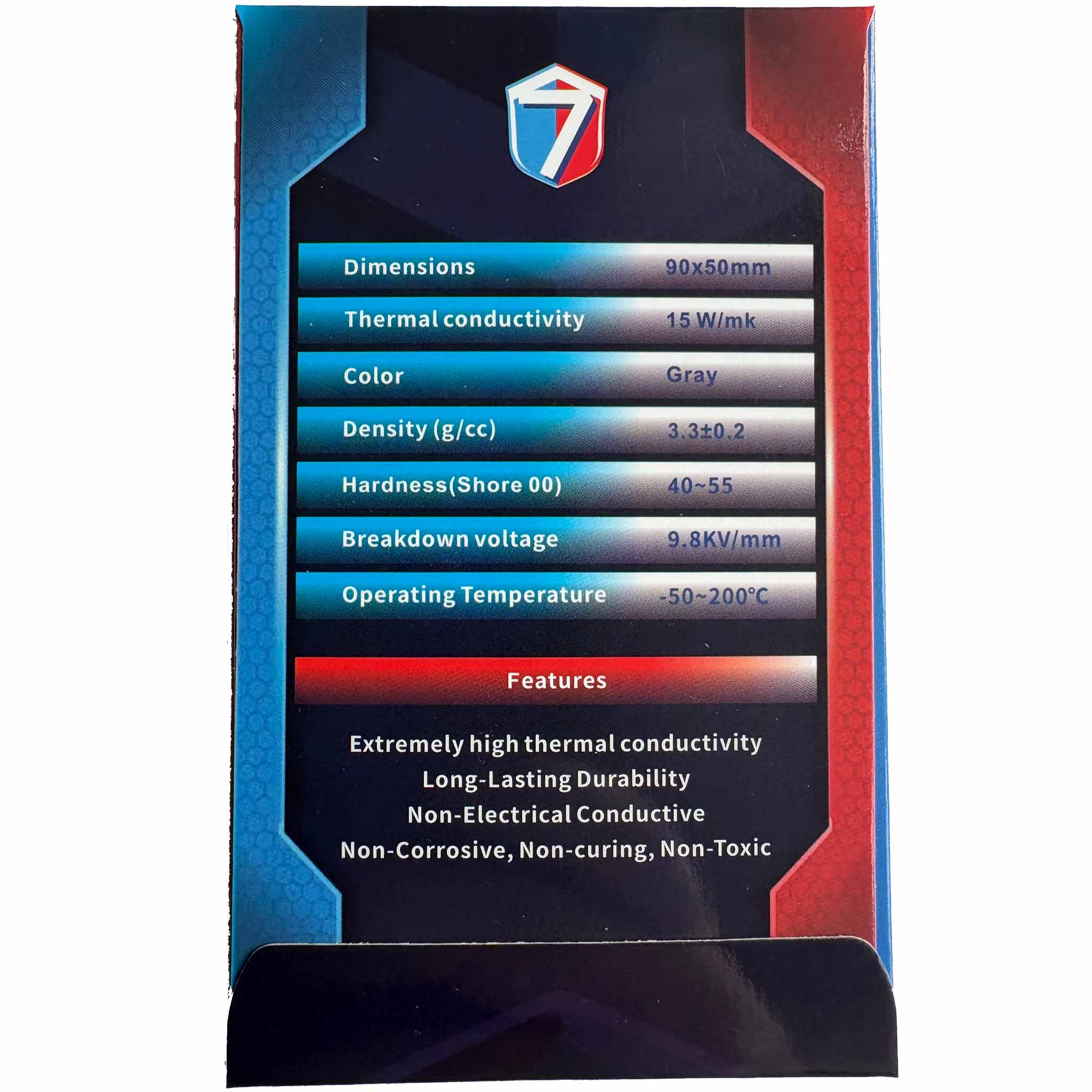 SubZero Seven 15W/mK Thermal Pad 90x50mm High Performance for GPU, VRM, VRAM, PS4, PS5, XBOX