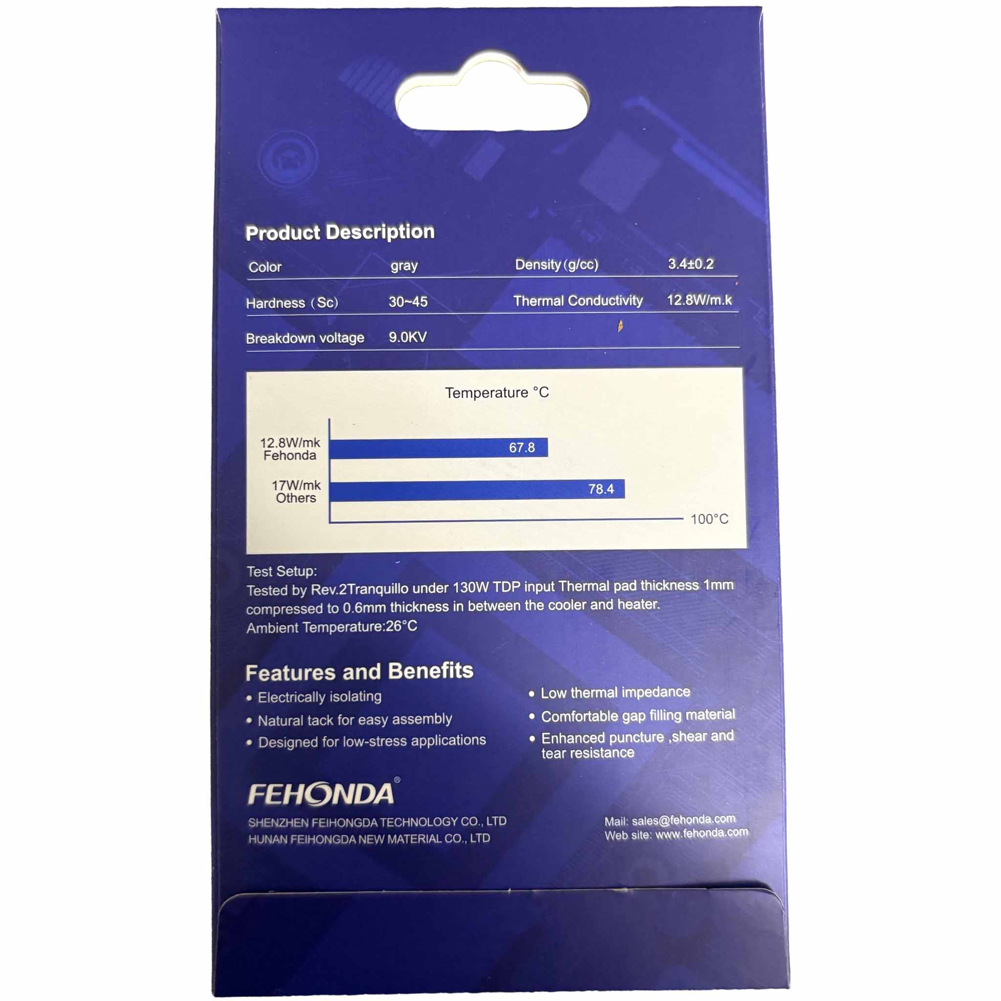 Fehonda 12.8W/mK Thermal Pad 85x15mm x3 Pre-Cut High Performance for GPU, VRM, VRAM, PS4, PS5, XBOX
