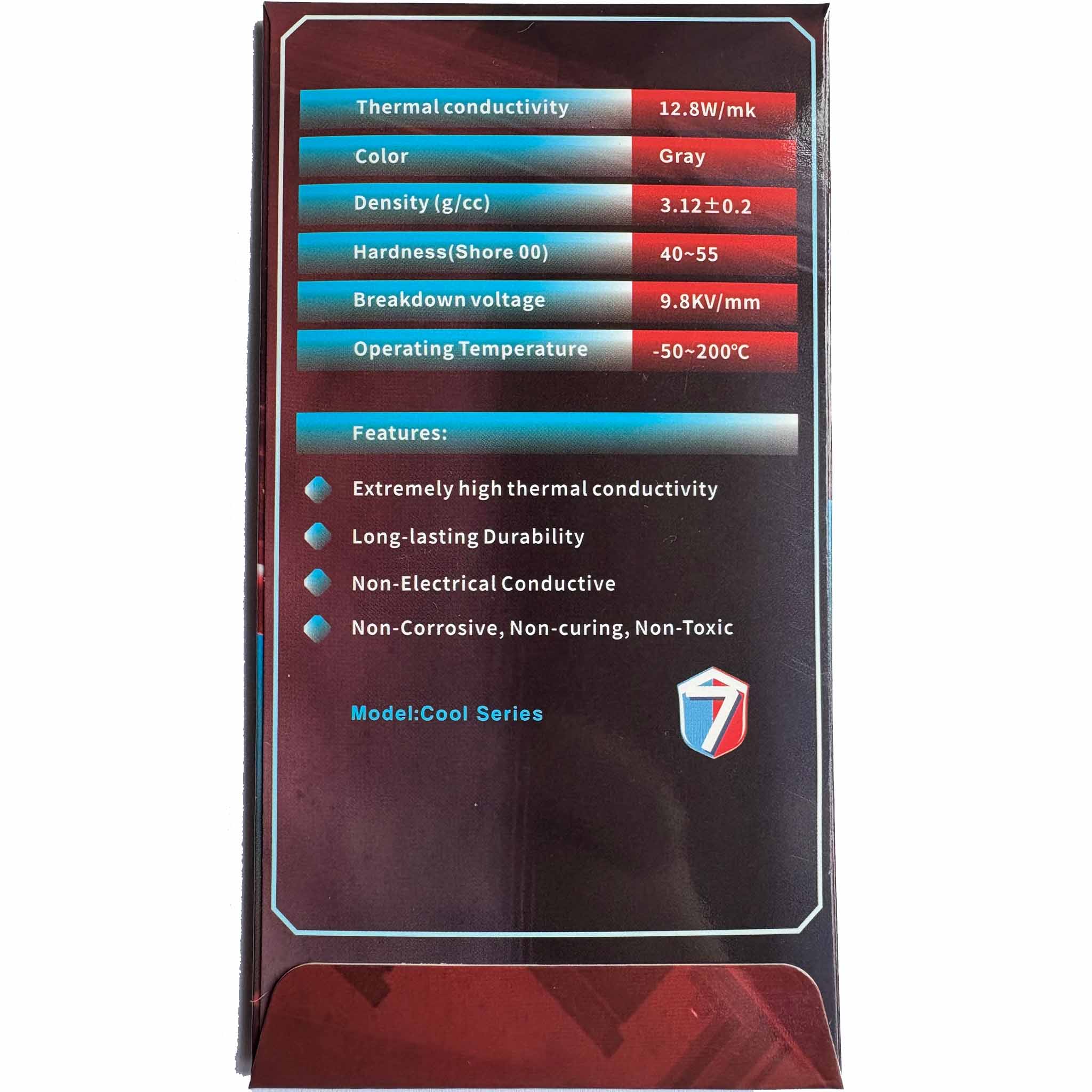 SubZero Seven 12.8W/mK Thermal Pad 90x50mm High Performance for GPU, VRM, VRAM, PS4, PS5, XBOX