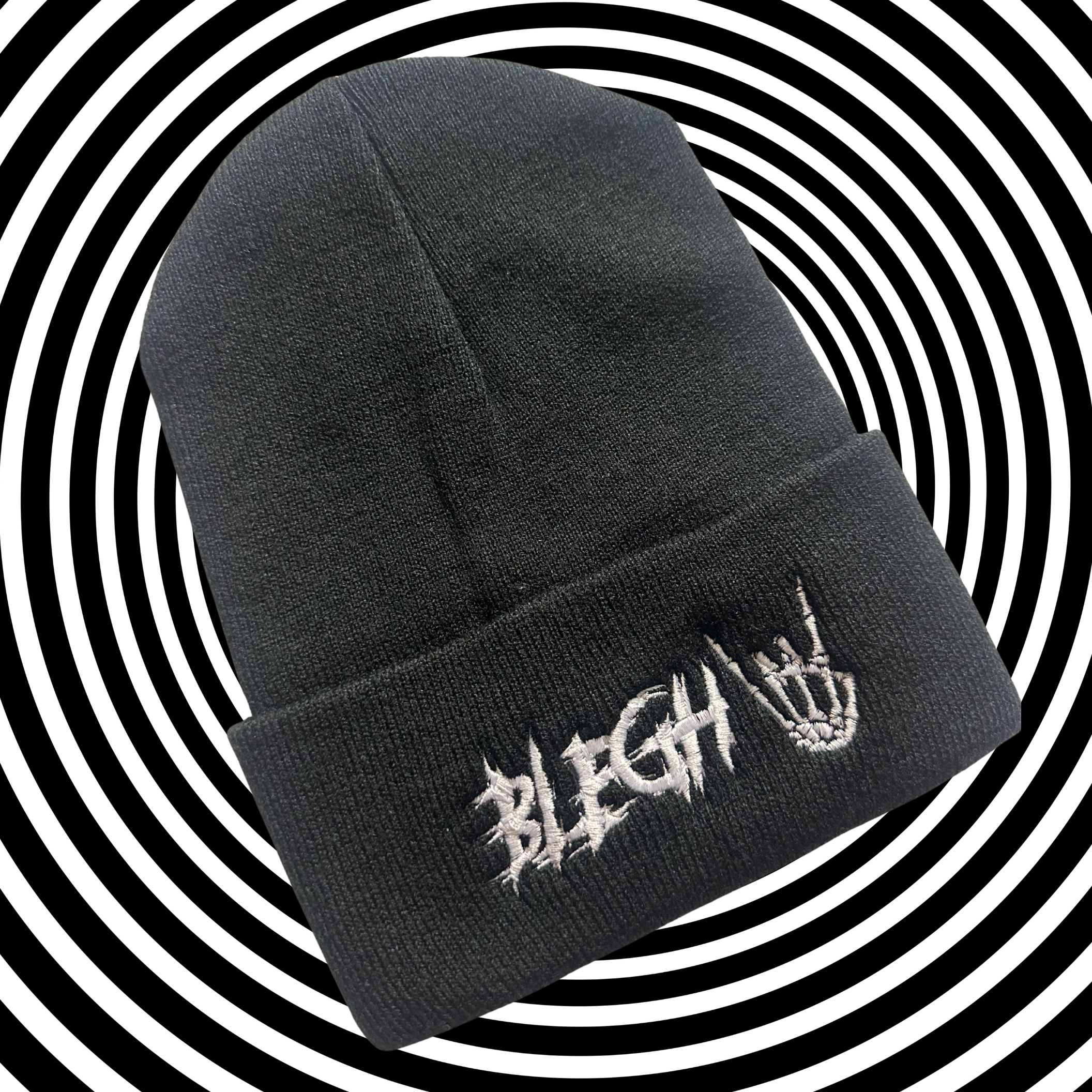 Blegh Embroidered Beanie