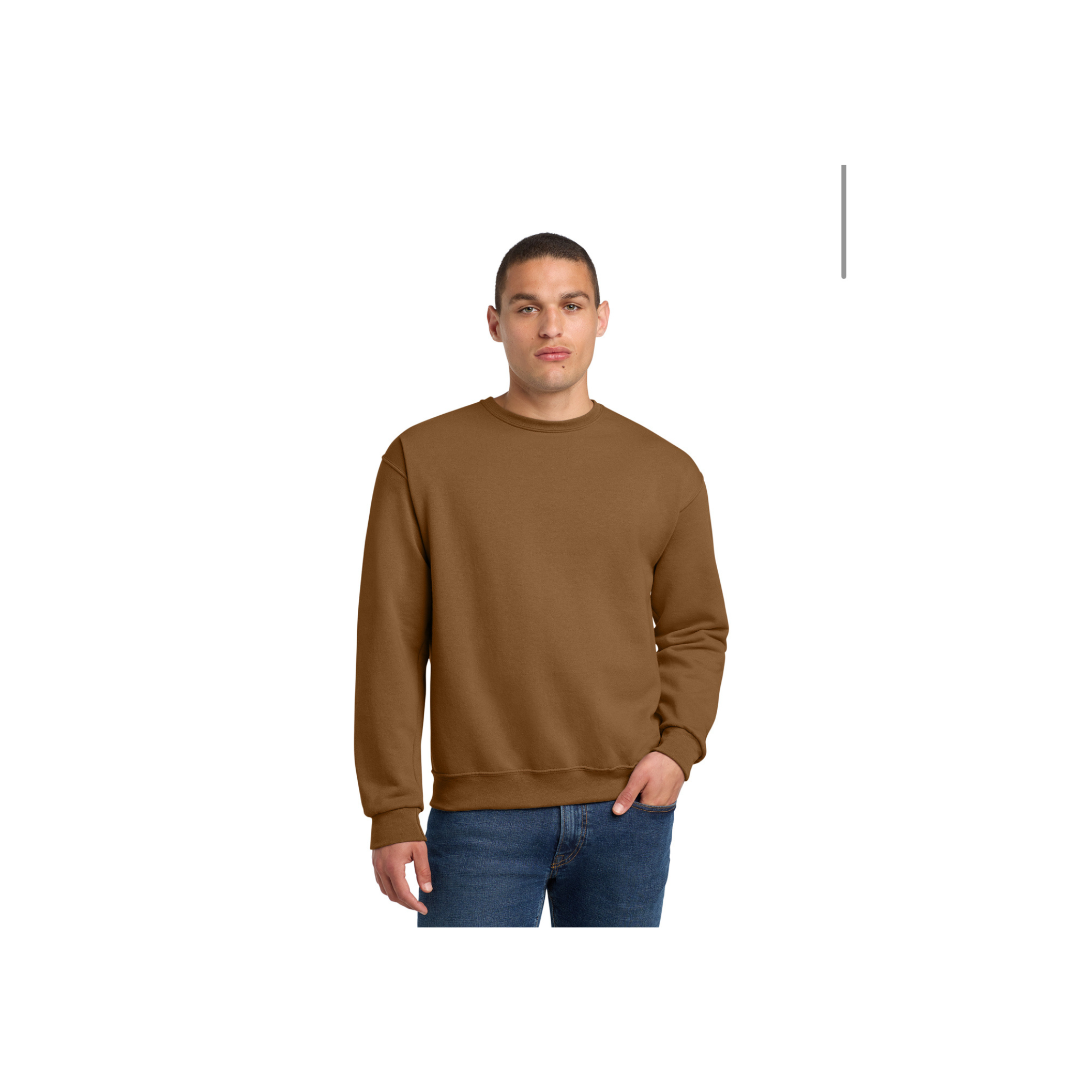 JERZEES 562M NUBLEND CREWNECK SWEATSHIRT - COLORS 2 OF 3