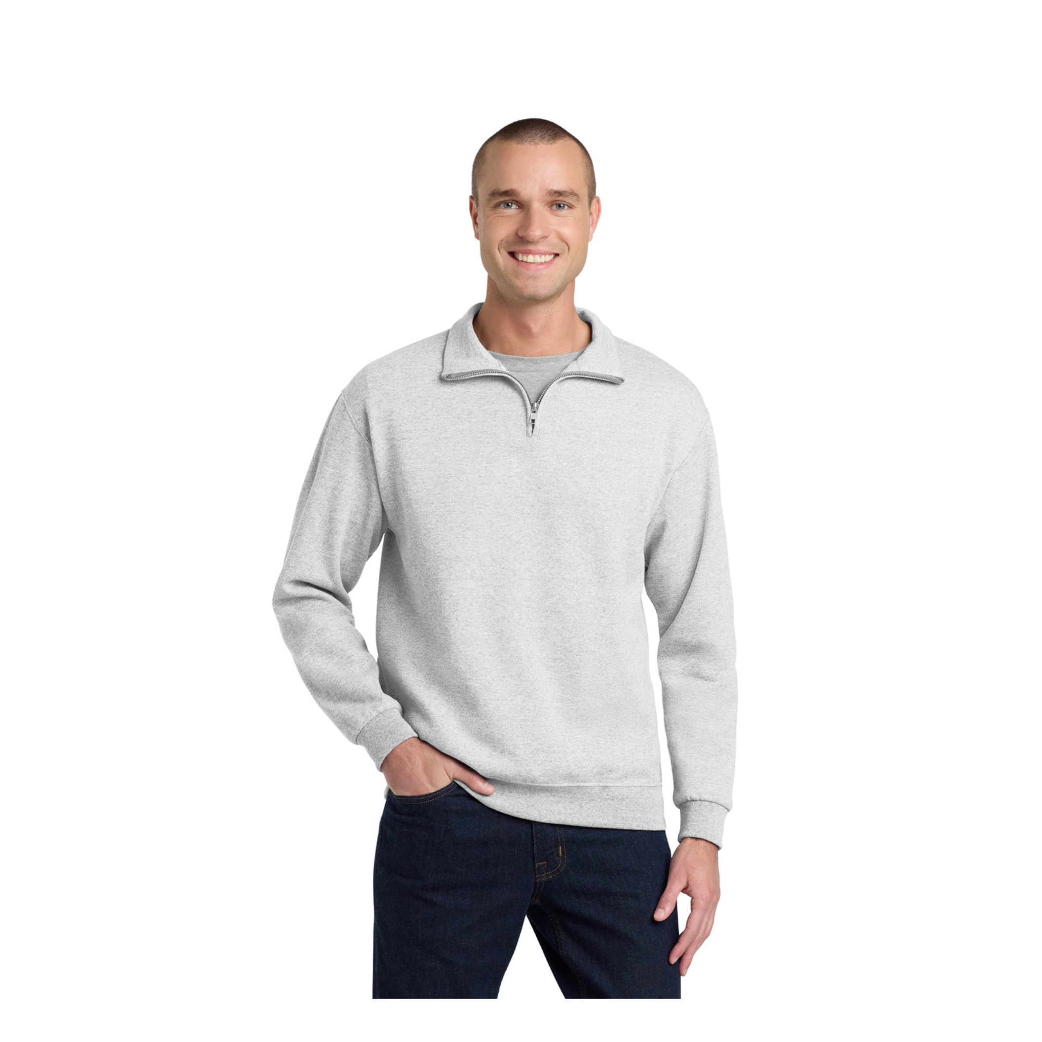 995M Jerzees® NuBlend® 1/4-Zip Cadet Collar Sweatshirt
