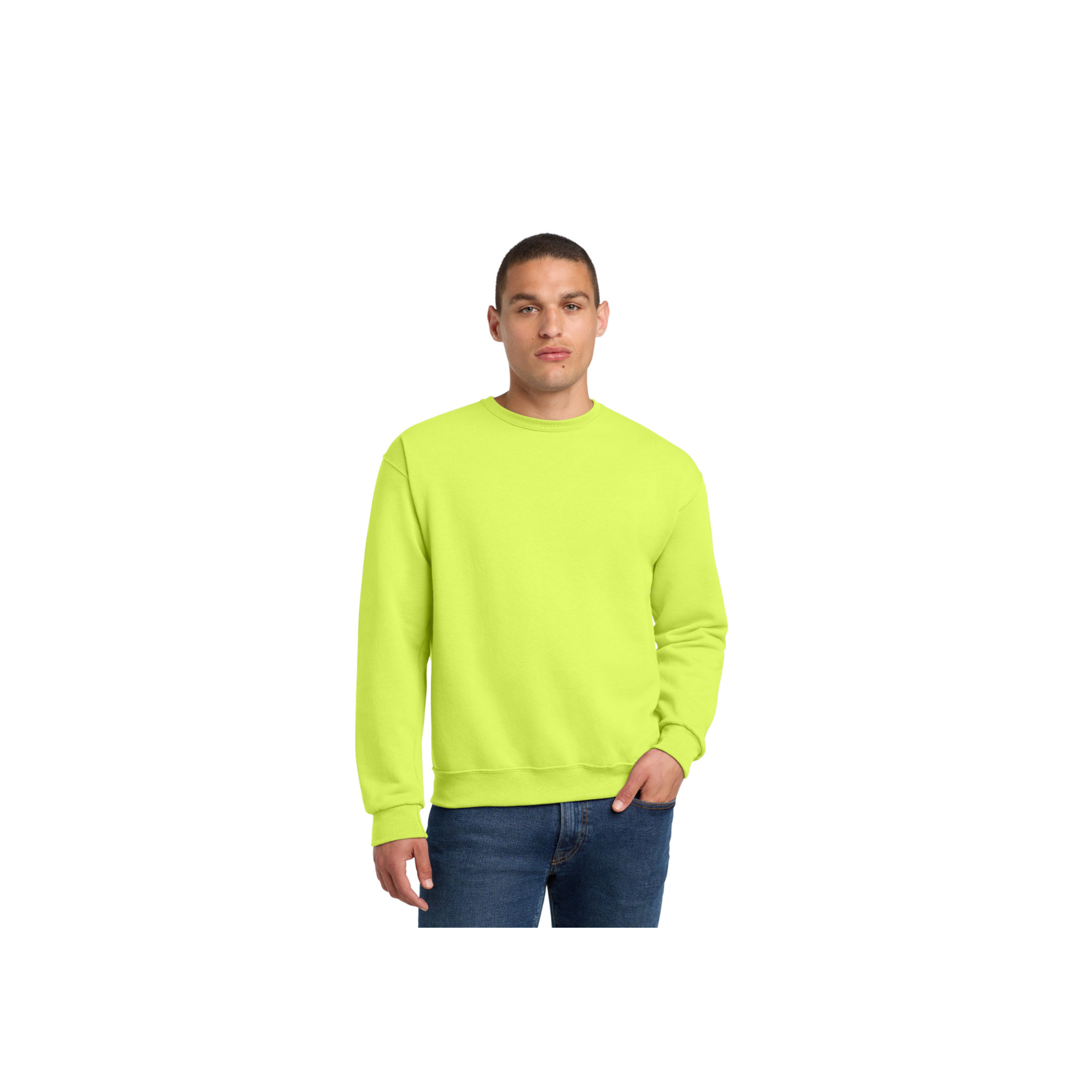 Jerzees 562M Crewneck Nublend Sweatshirt Colors 3 0f 3