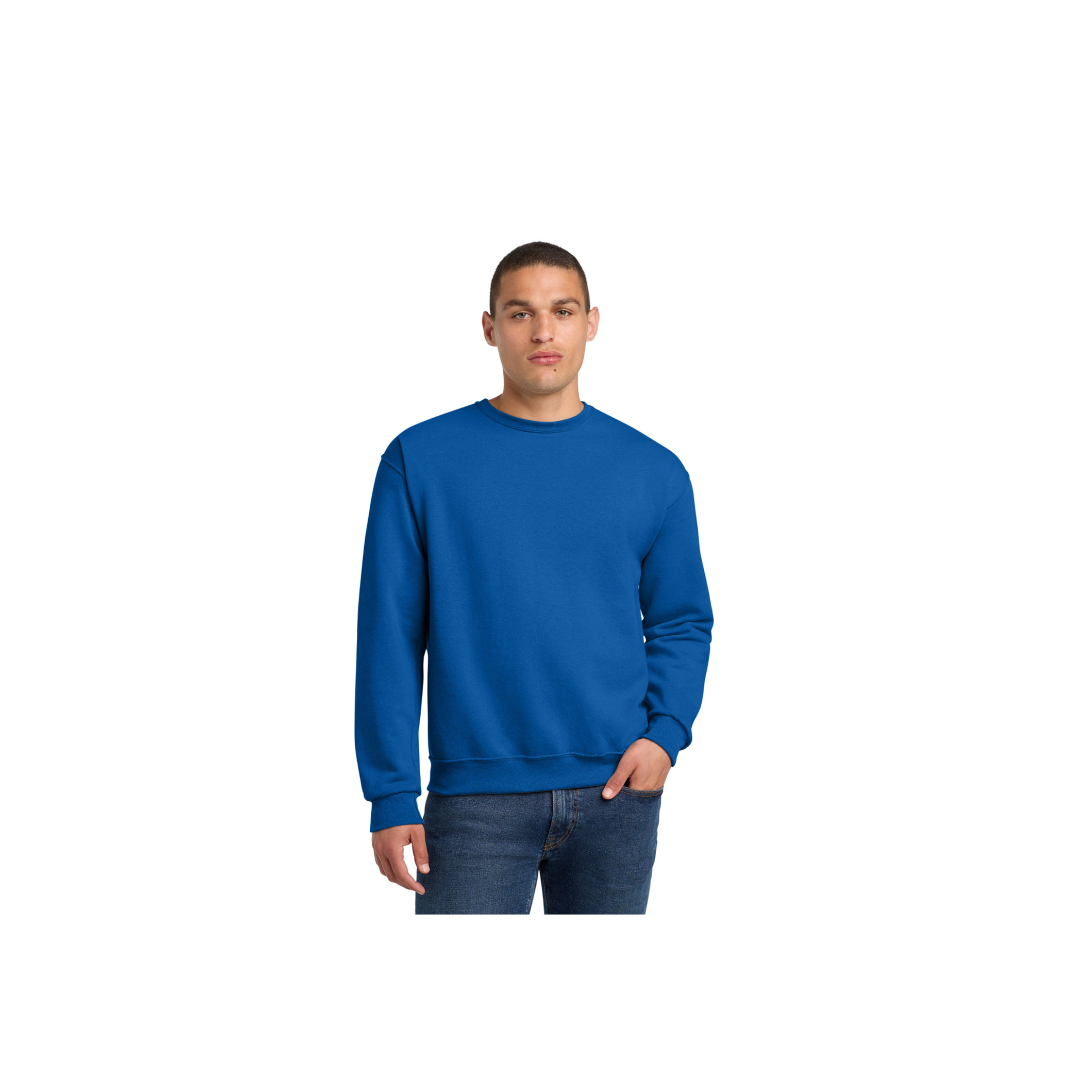Jerzees 562M Crewneck Nublend Sweatshirt Colors 3 0f 3