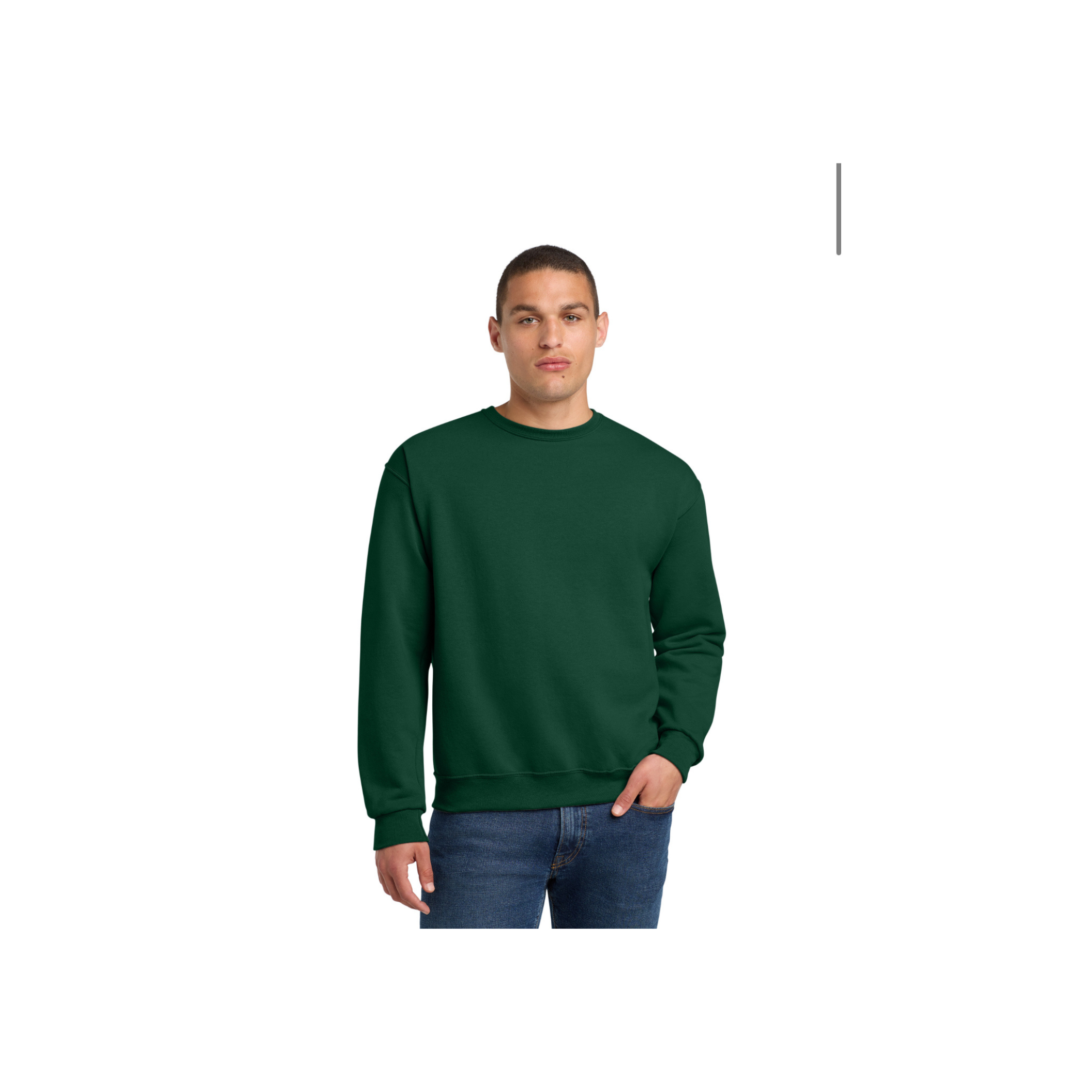 JERZEES 562M NUBLEND CREWNECK SWEATSHIRT - COLORS 2 OF 3
