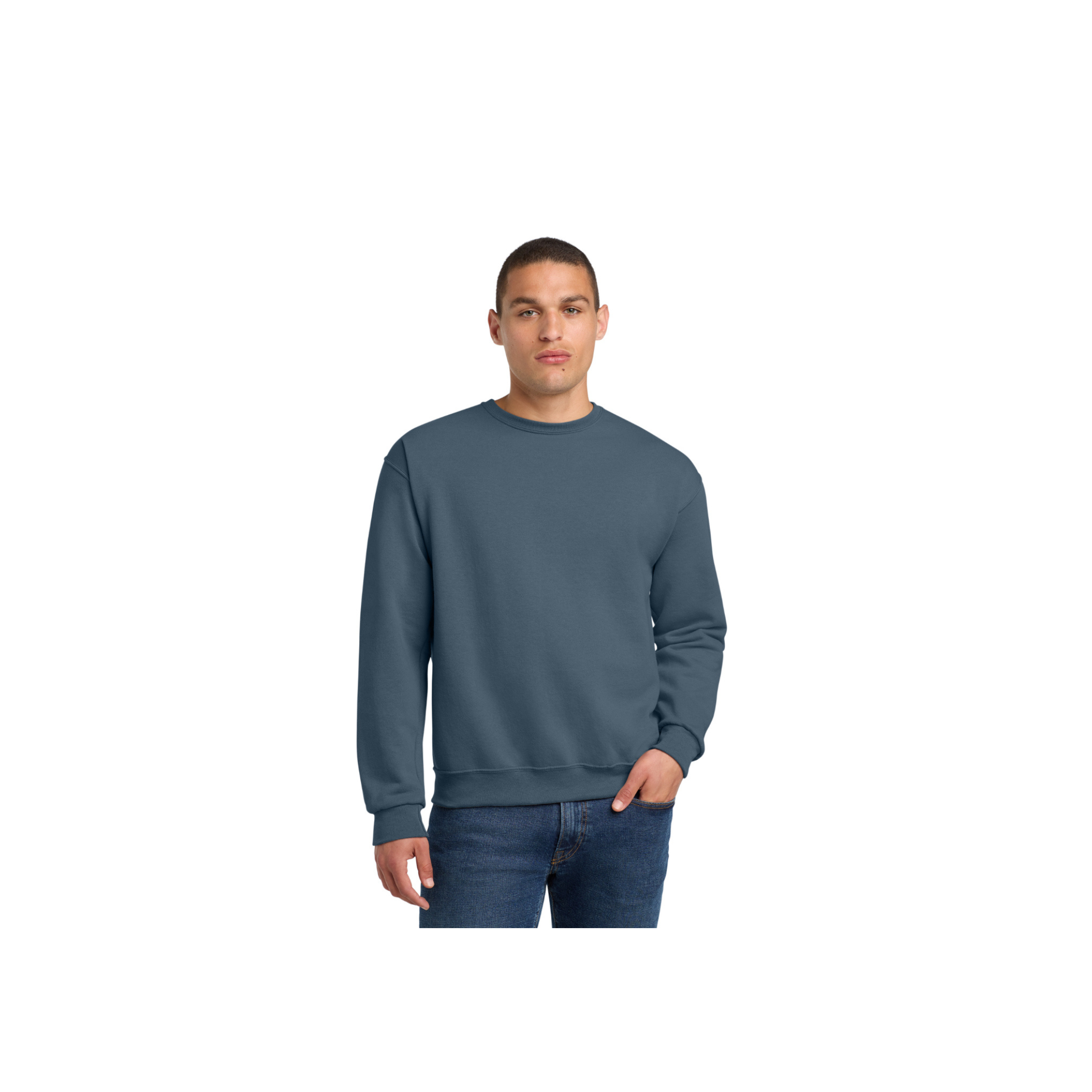 JERZEES 562M NUBLEND CREWNECK SWEATSHIRT - COLORS 2 OF 3