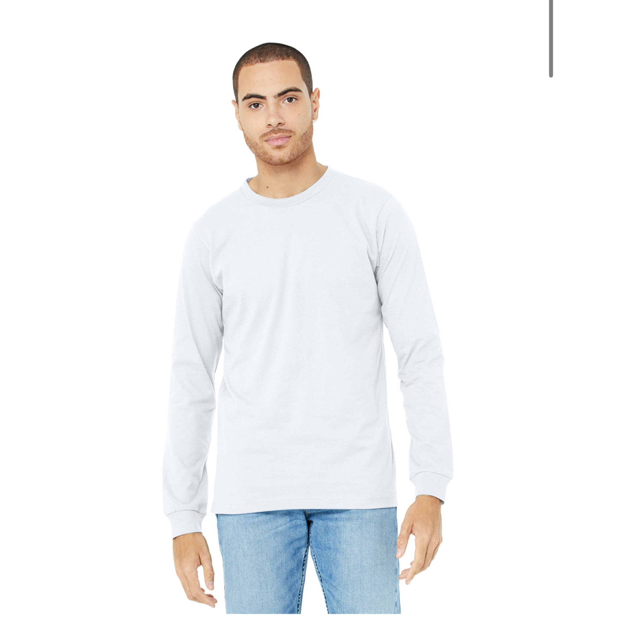 Bella Canvas 3501cvc Long Sleeve T-Shirt Page 1 of 2