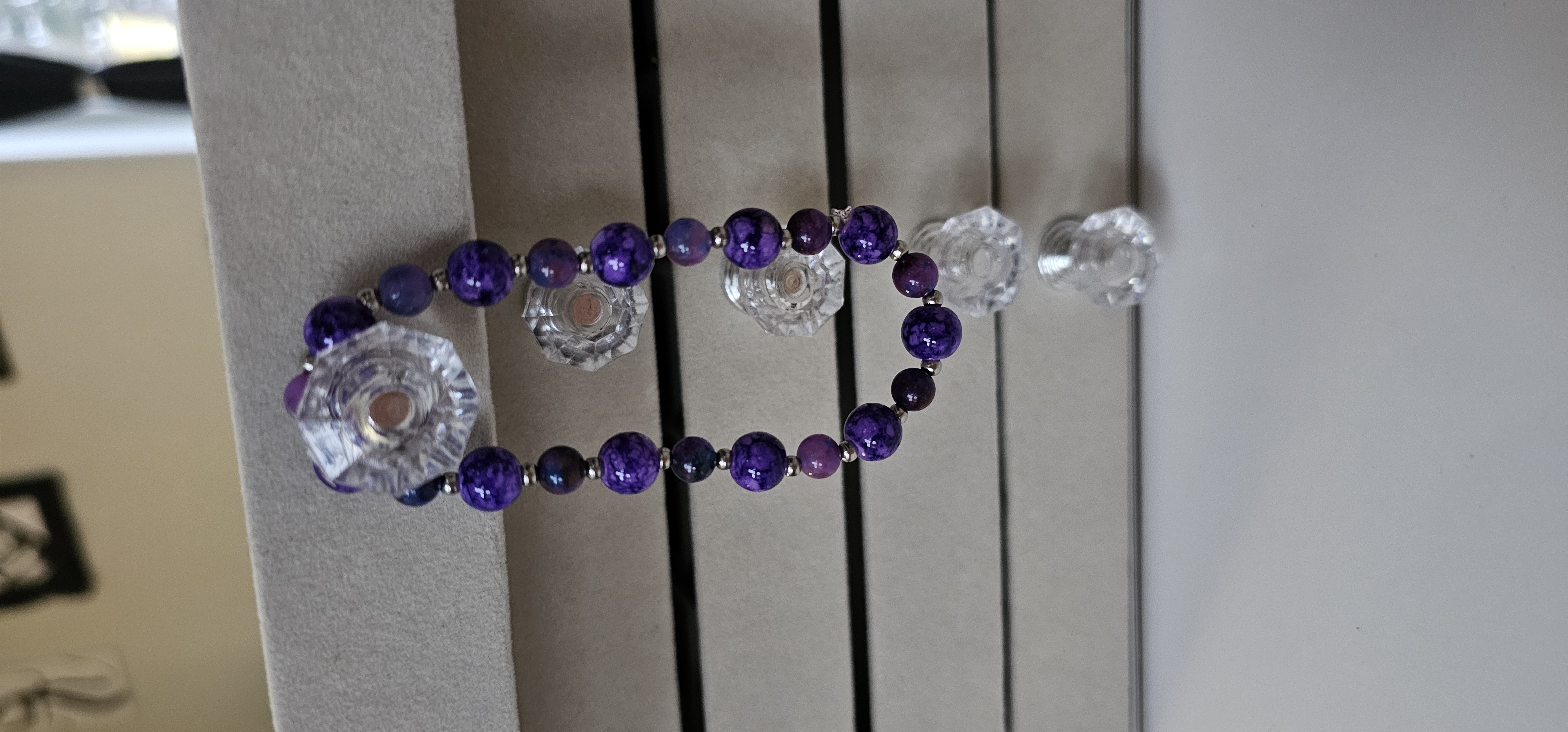 Purple Beaded Bracelet