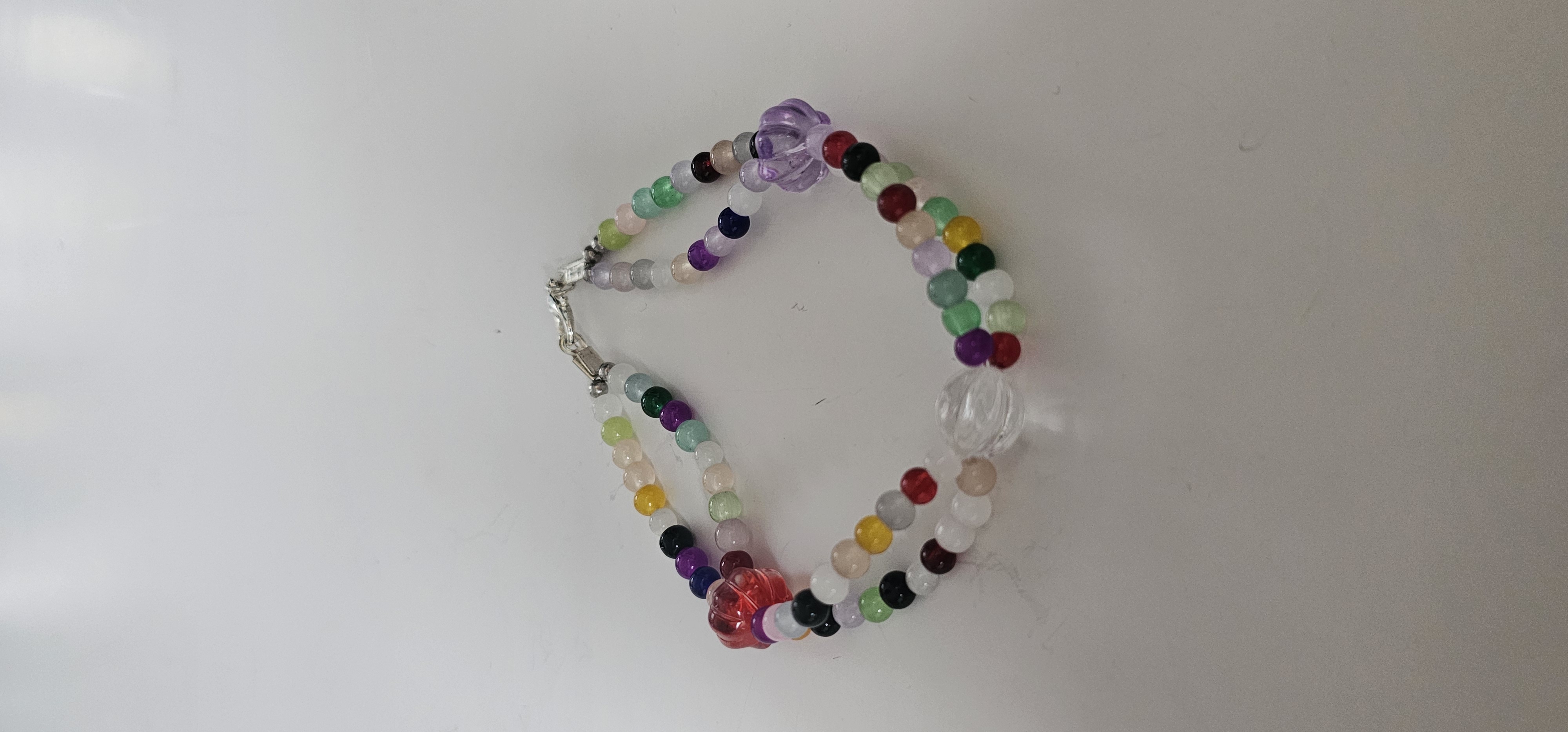Multicolored Double Stranded Beaded Bracelets 