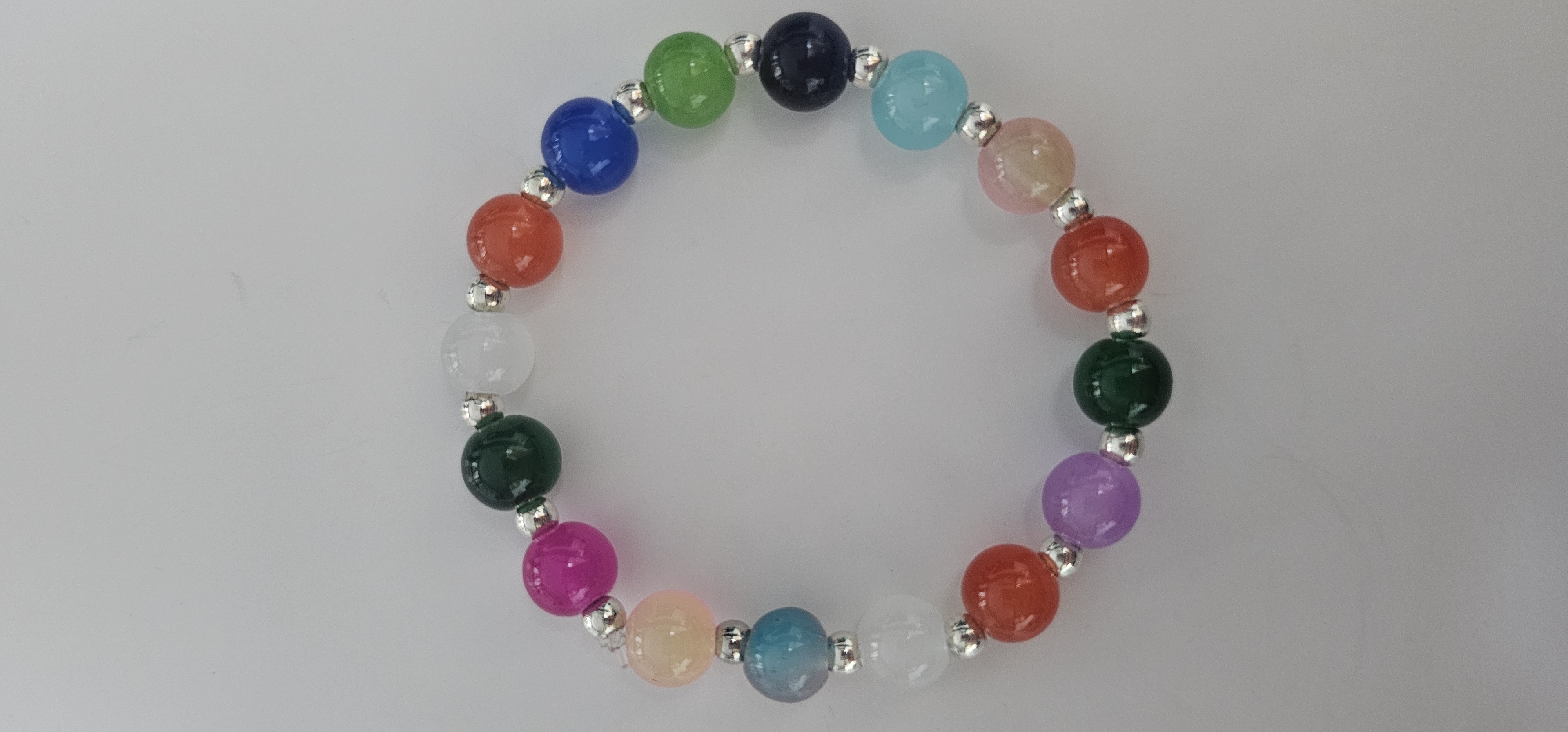 Vibrant Multicolor Beaded Bracelet