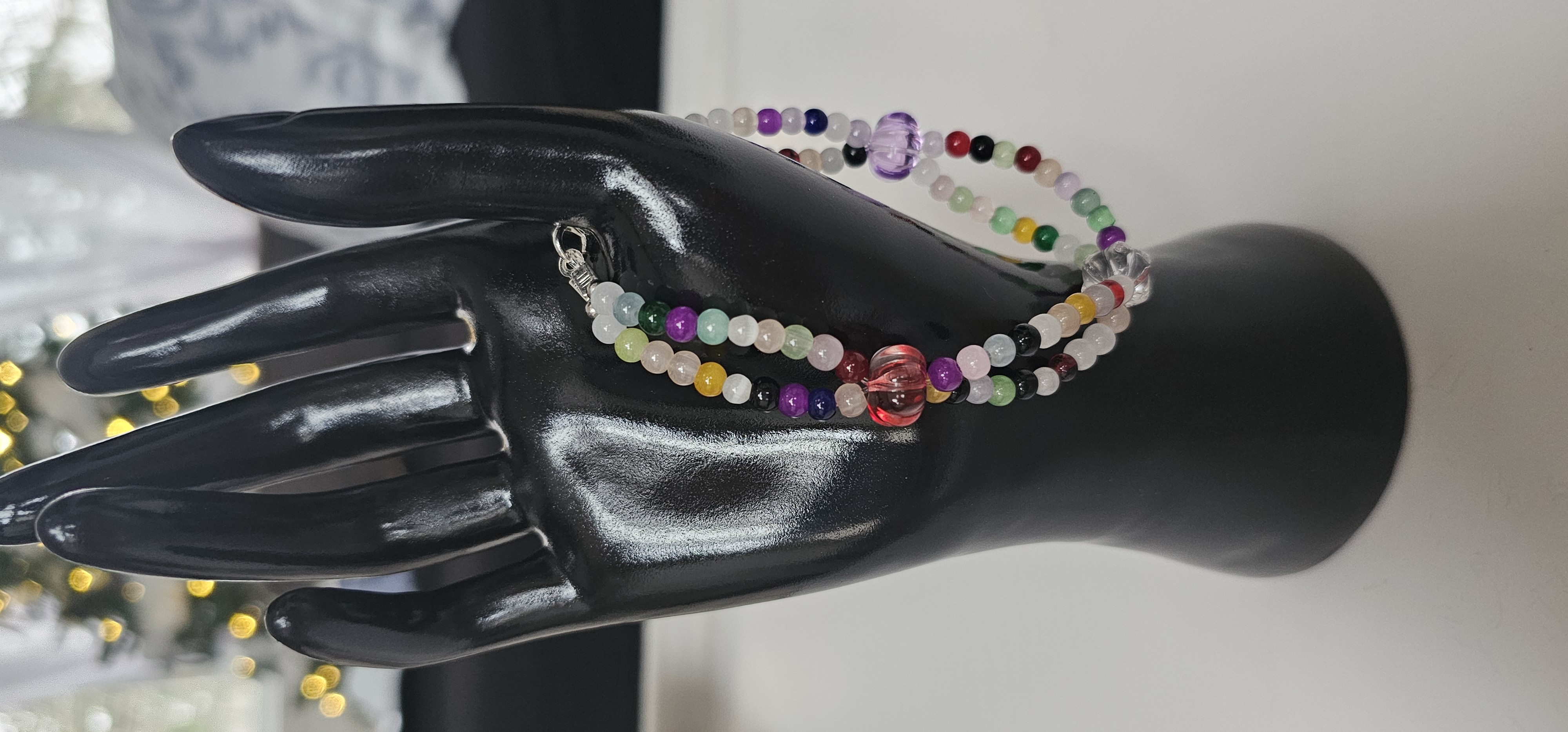 Multicolored Double Stranded Beaded Bracelets 