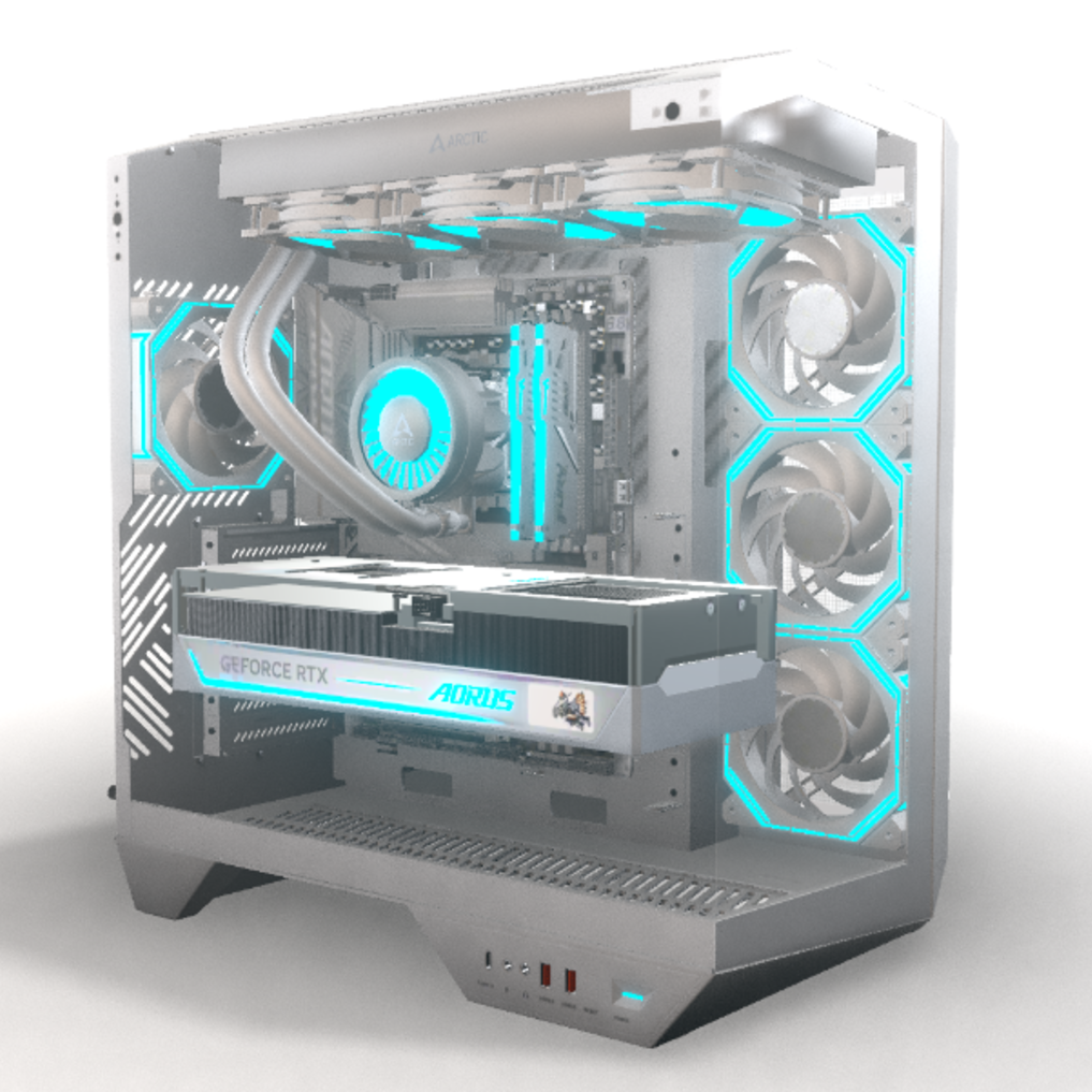 ✦ Glaciertrot | Ryzen 9, RTX 5090, 32GB RAM, 2TB SSD