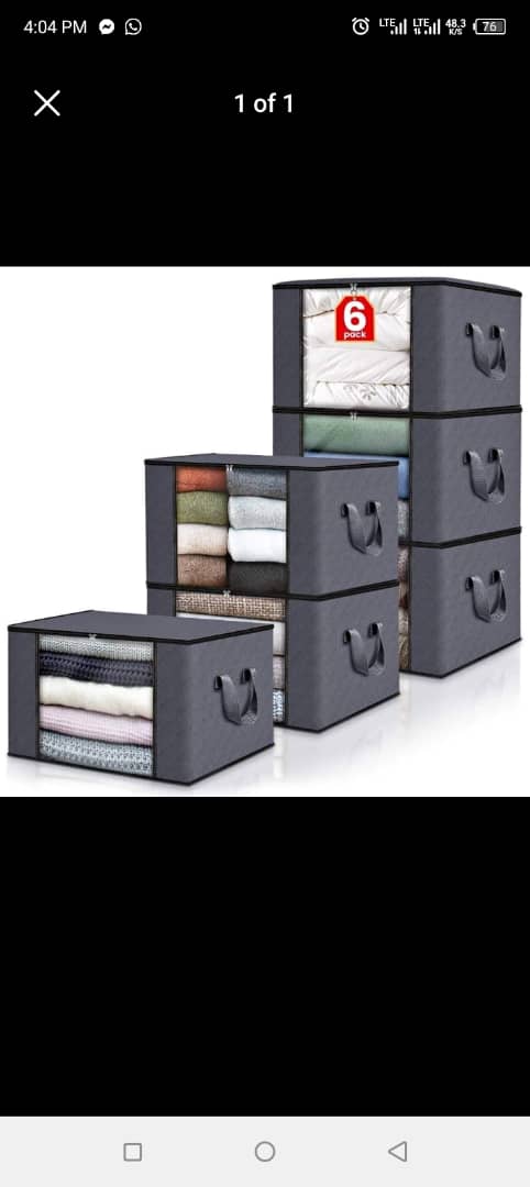 Fabric Storage Organizer Boxes