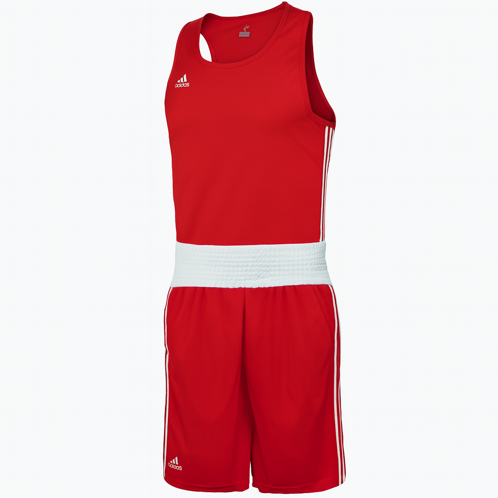 Uniforme de Boxeo Olímpico Adidas (Rojo)