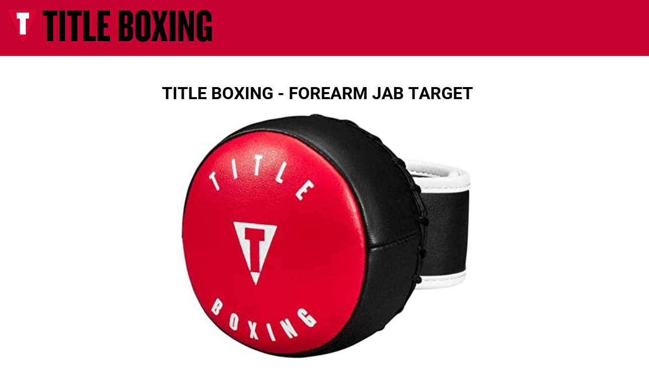 Blanco de Antebrazo Title Boxing – Forearm Jab Target