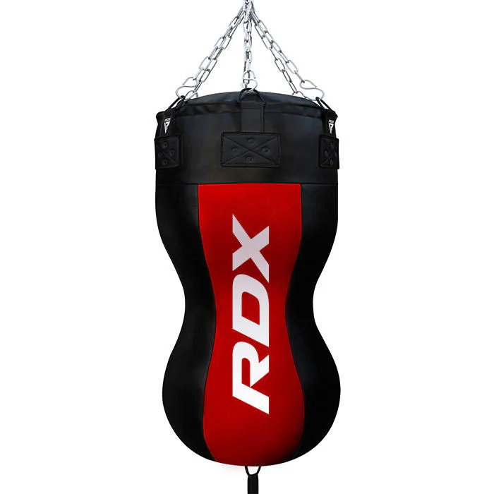 RDX BR Body Punch Bag – Saco de Boxeo Anatómico para Golpes al Cuerpo con Cadenas (40kg, 1.27m)