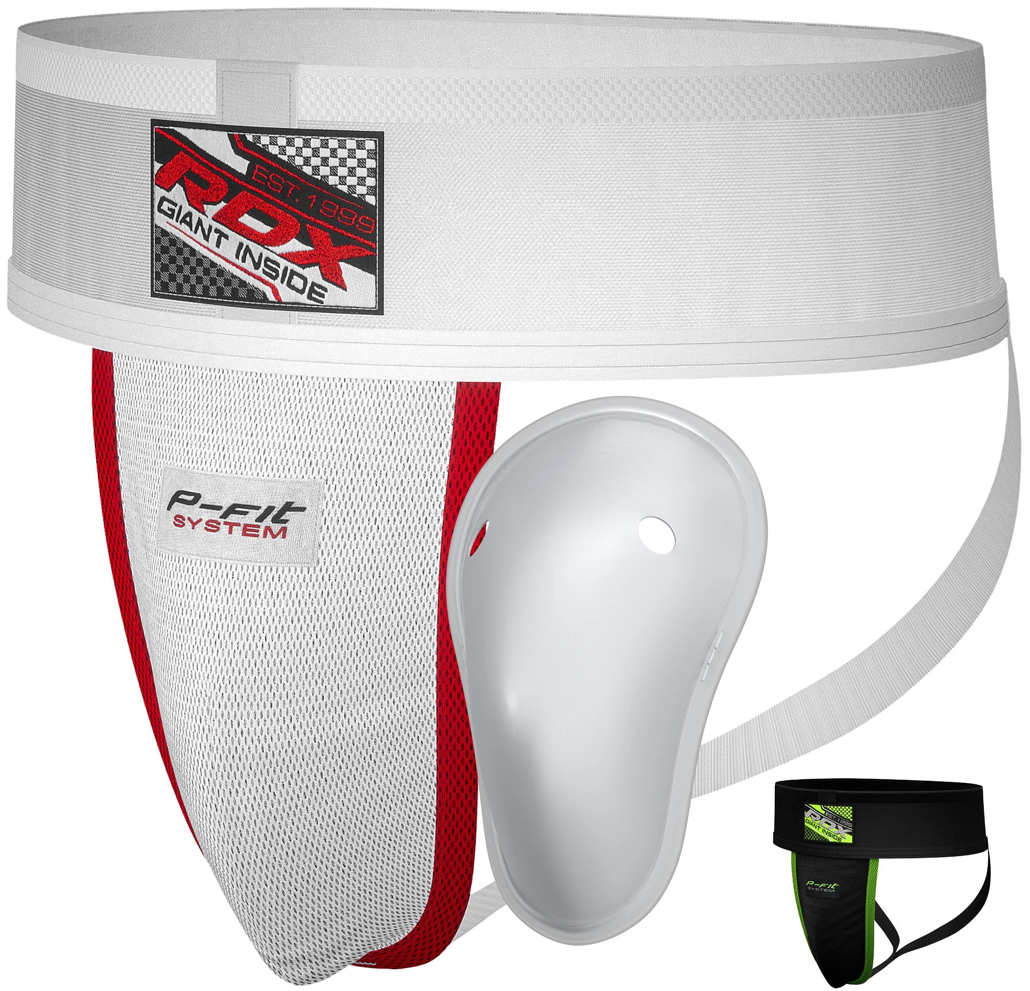 Protector Inguinal RDX H1 y GGX-H1B  Groin Guard Deportivo en Tallas S a XL