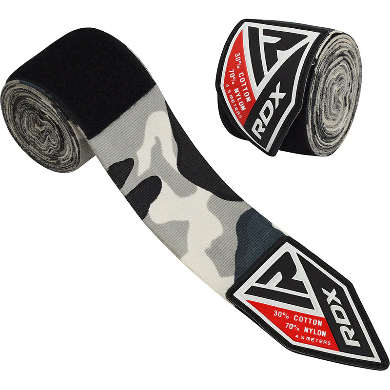 Vendas de Boxeo 3 PACK RDX WX HWX-R Protección Profesional en Azul, Amarillo y Camuflaje 