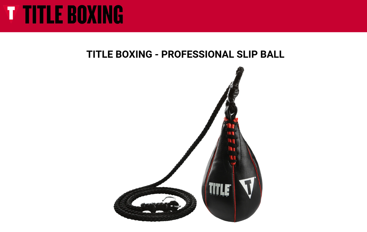 Pelota de Esquiva Profesional – Title Boxing Professional Slip Ball