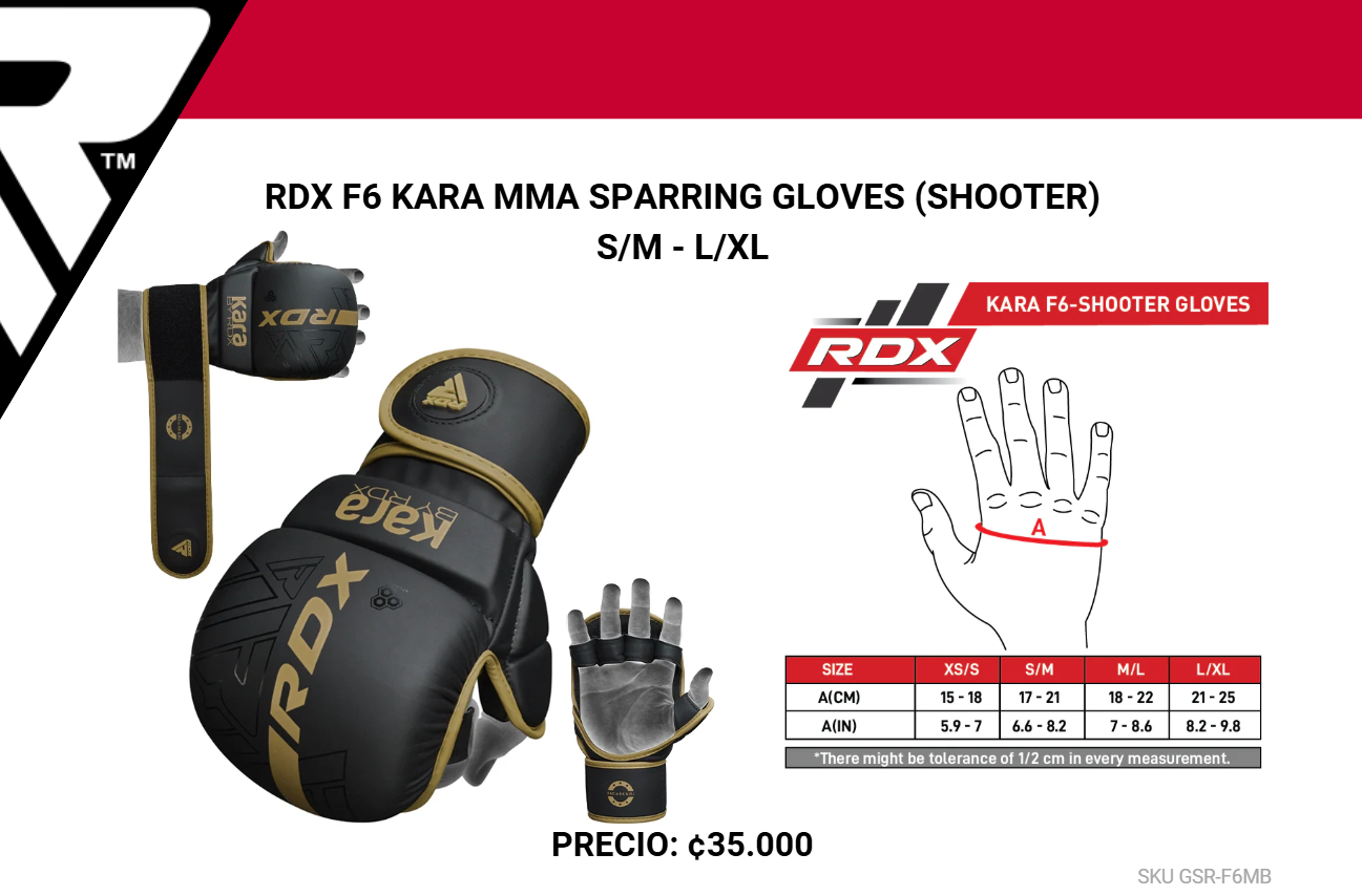 Guantes de Sparring Kara F6 - MMA