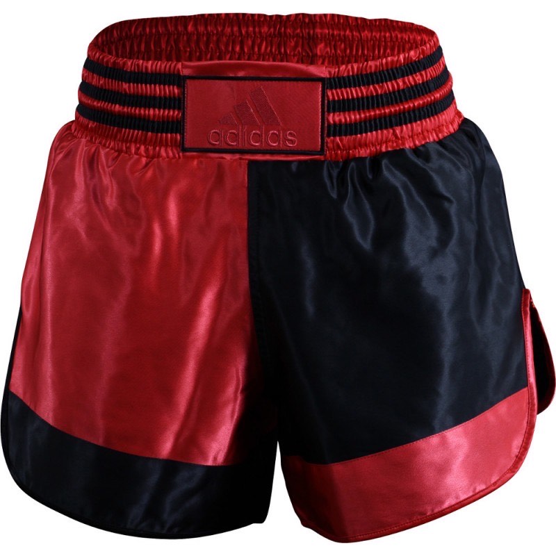 Shorts de Kickboxing Adidas Rojo/Negro
