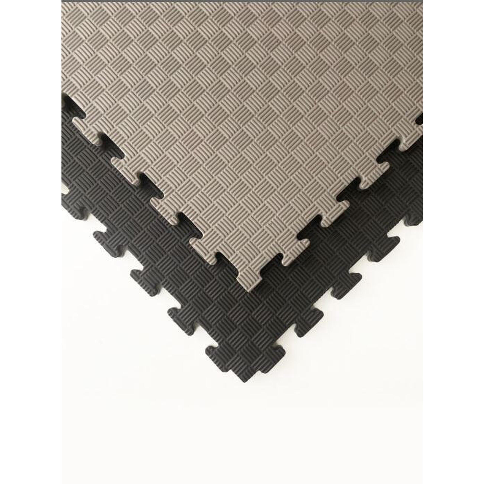 Tatami Profesional 2.5 cm – Alta Densidad  Colores Combinados para MMA, Jiu-Jitsu y Artes Marciales
