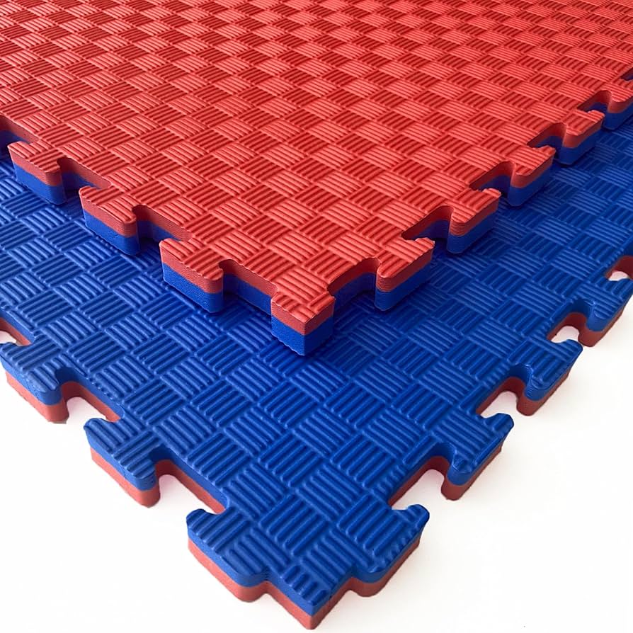Tatami Profesional 2.5 cm – Alta Densidad  Colores Combinados para MMA, Jiu-Jitsu y Artes Marciales