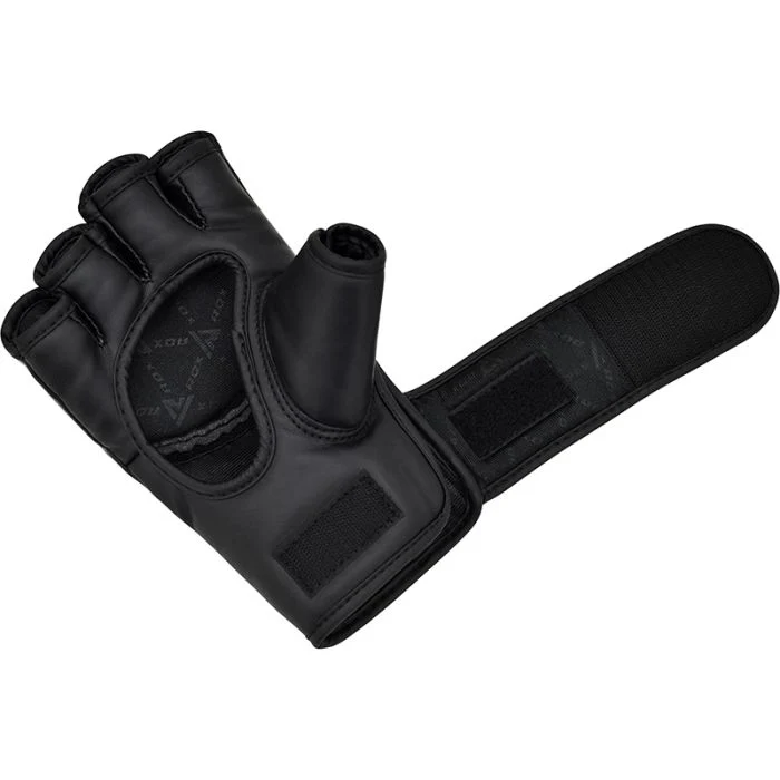 RDX F12 Guantes MMA GGR-F12B – Protección Avanzada con Palma Abierta y Acolchado PC-3™