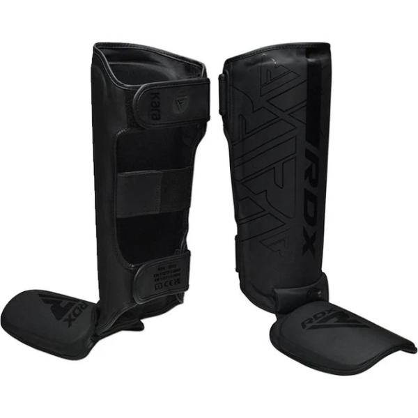 Espinilleras RDX F6 Kara SGR-F6  Protección para MMA y Muay Thai Rojo, Dorado, Blanco, Negro