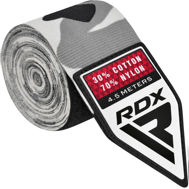 Vendas de Boxeo Individuales RDX WX HWX-R  Protección Profesional en Azul, Amarillo y Camuflaje 