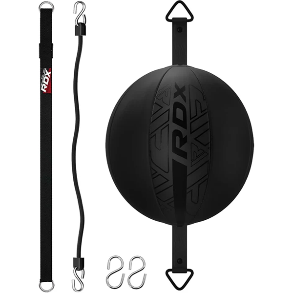 RDX 2DBR-F6 Pera Doble – Pera de Boxeo Profesional con Cuerdas Ajustables para Reflejos y Precisión 