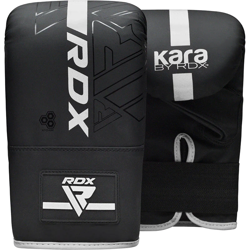RDX F6 Kara BMR-F6 – Guantes para Saco 4oz en Rojo y Blanco  Cuero Maya Hide™, Quadro-Dome™, Cierre Quick-EZ™