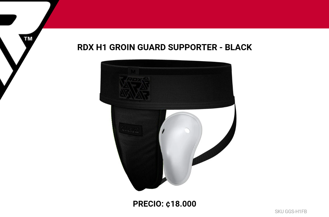 Concha de MMA RDX H1 con Gel Cup