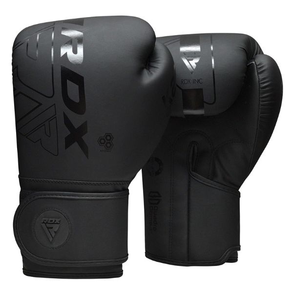 RDX F6 Kara BGR-F6 – Guantes de Boxeo en Blanco, Rojo, Negro y Dorado  Cuero Maya Hide™, Max-Shock™ y Cierre Quick-EZ™  Tallas de 12oz a 16oz