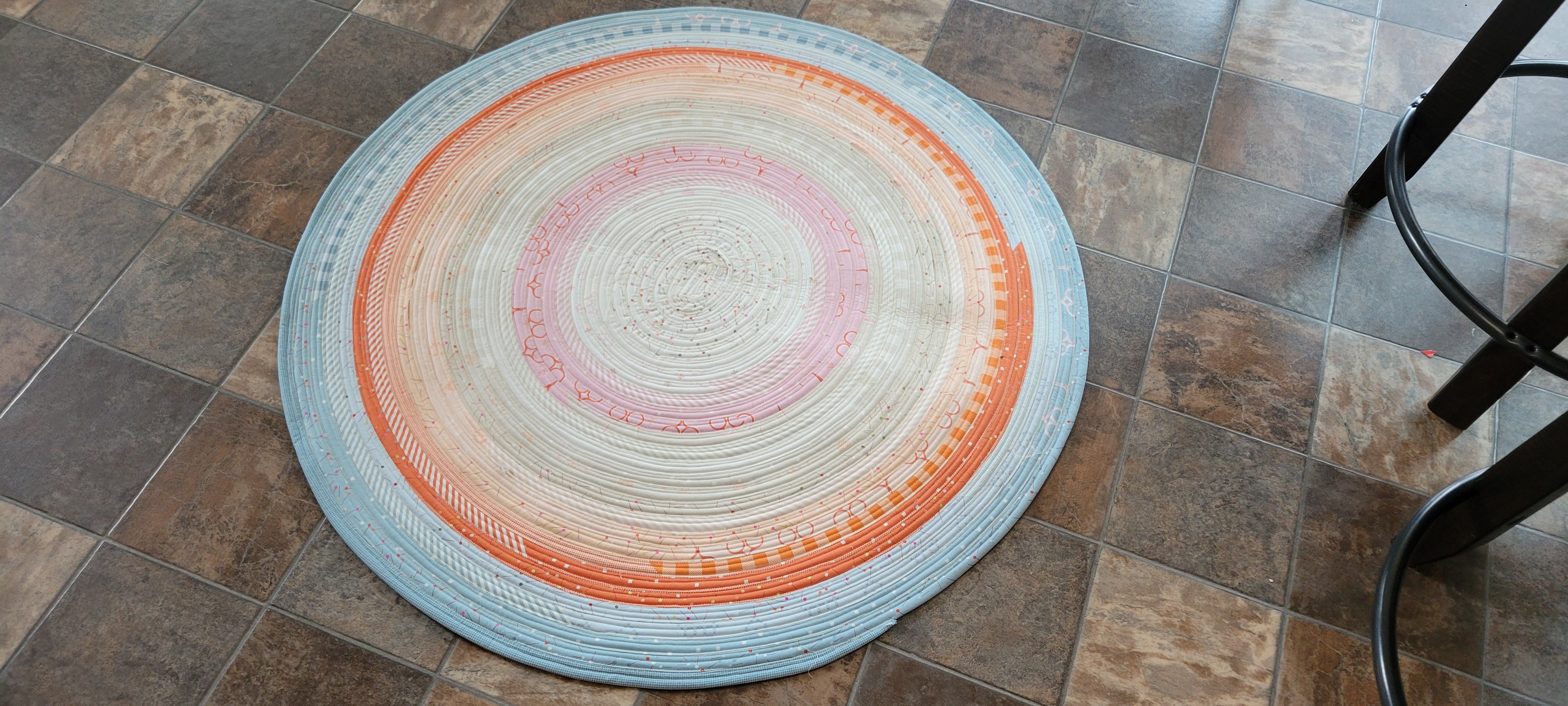 JRR Round Blue/white/light orange