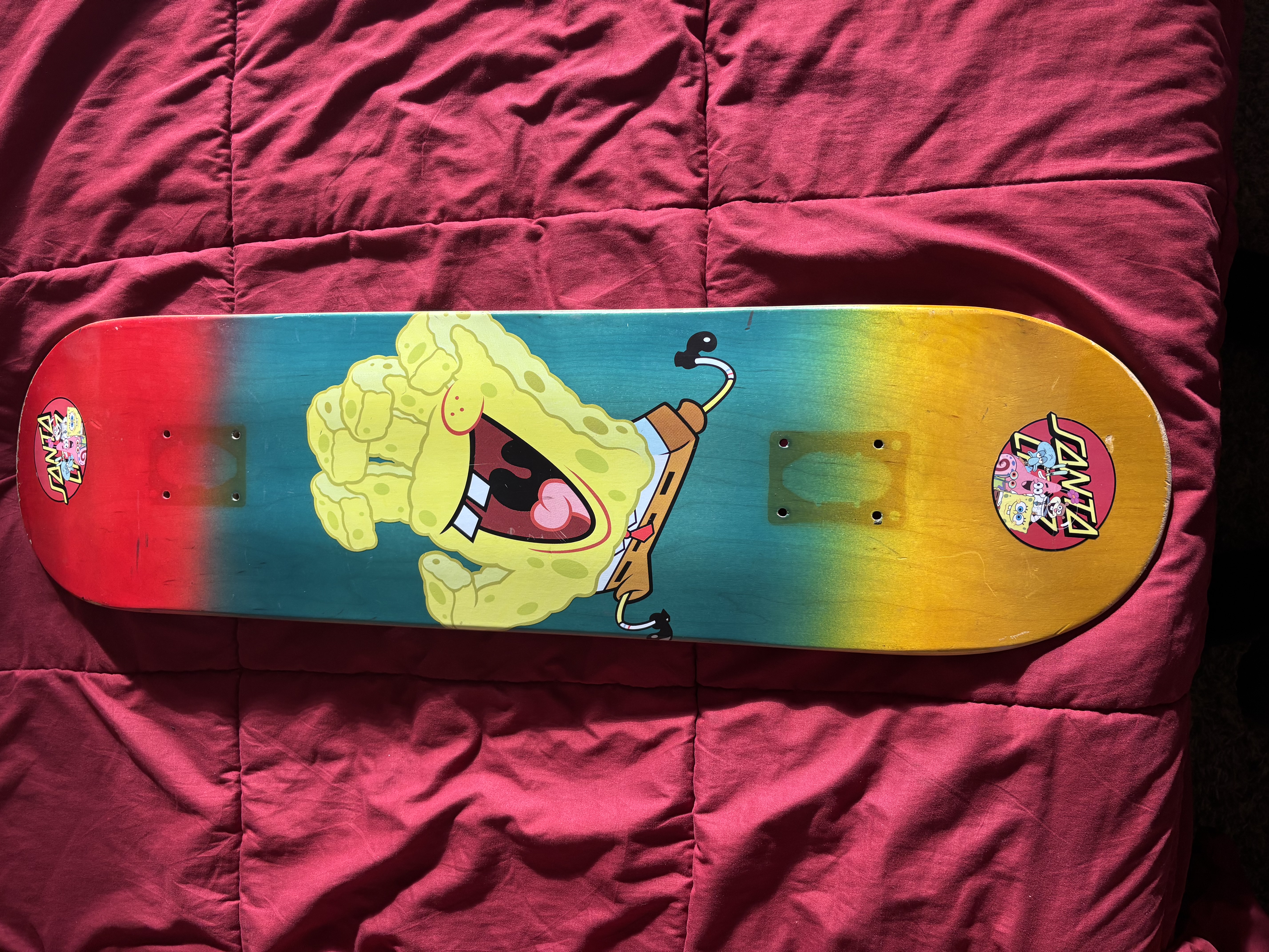 Santa Cruz SpongeBob Screaming Hand Deck