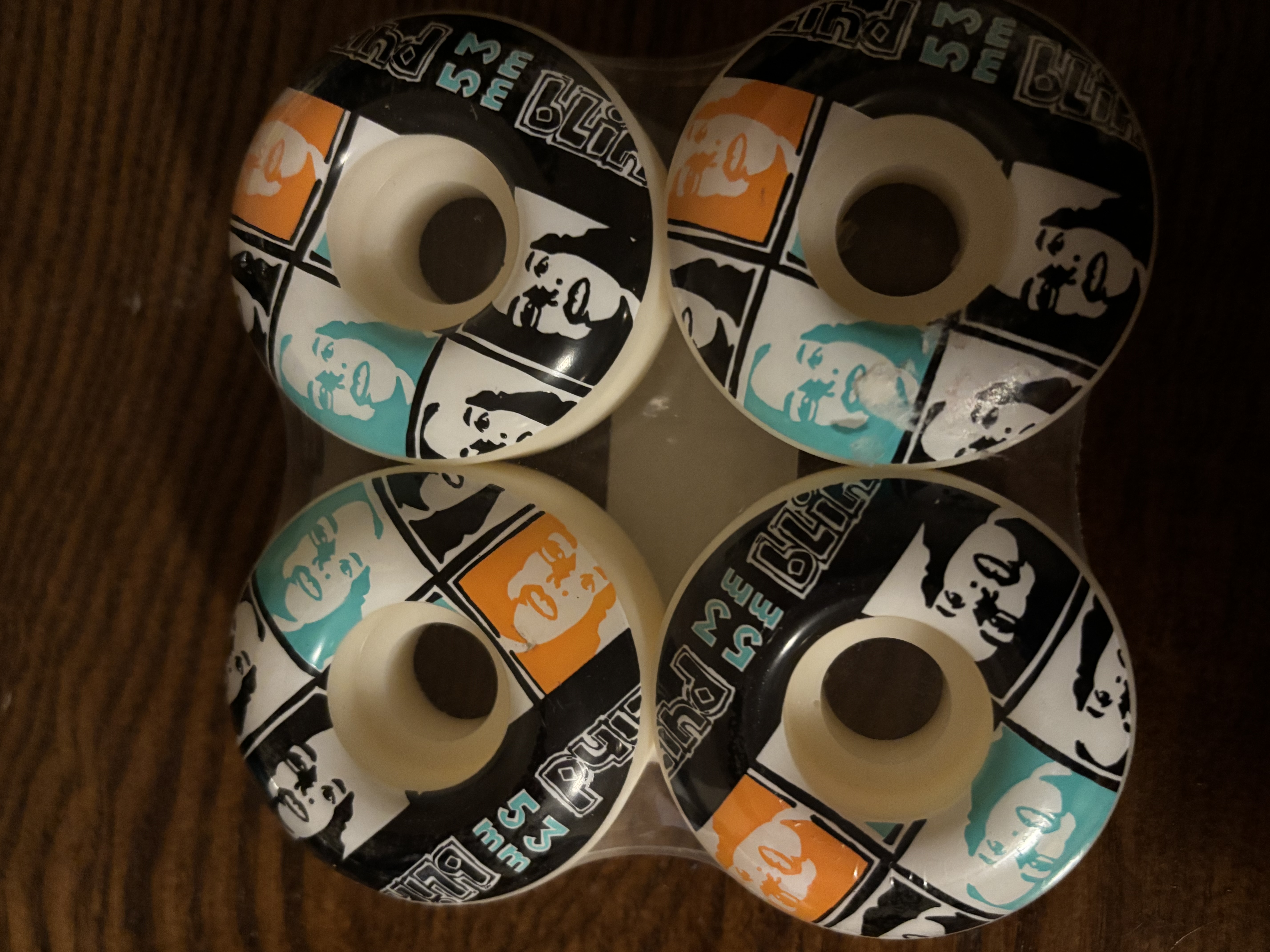 Blind Psychedelic Multi Girl 53mm Wheels
