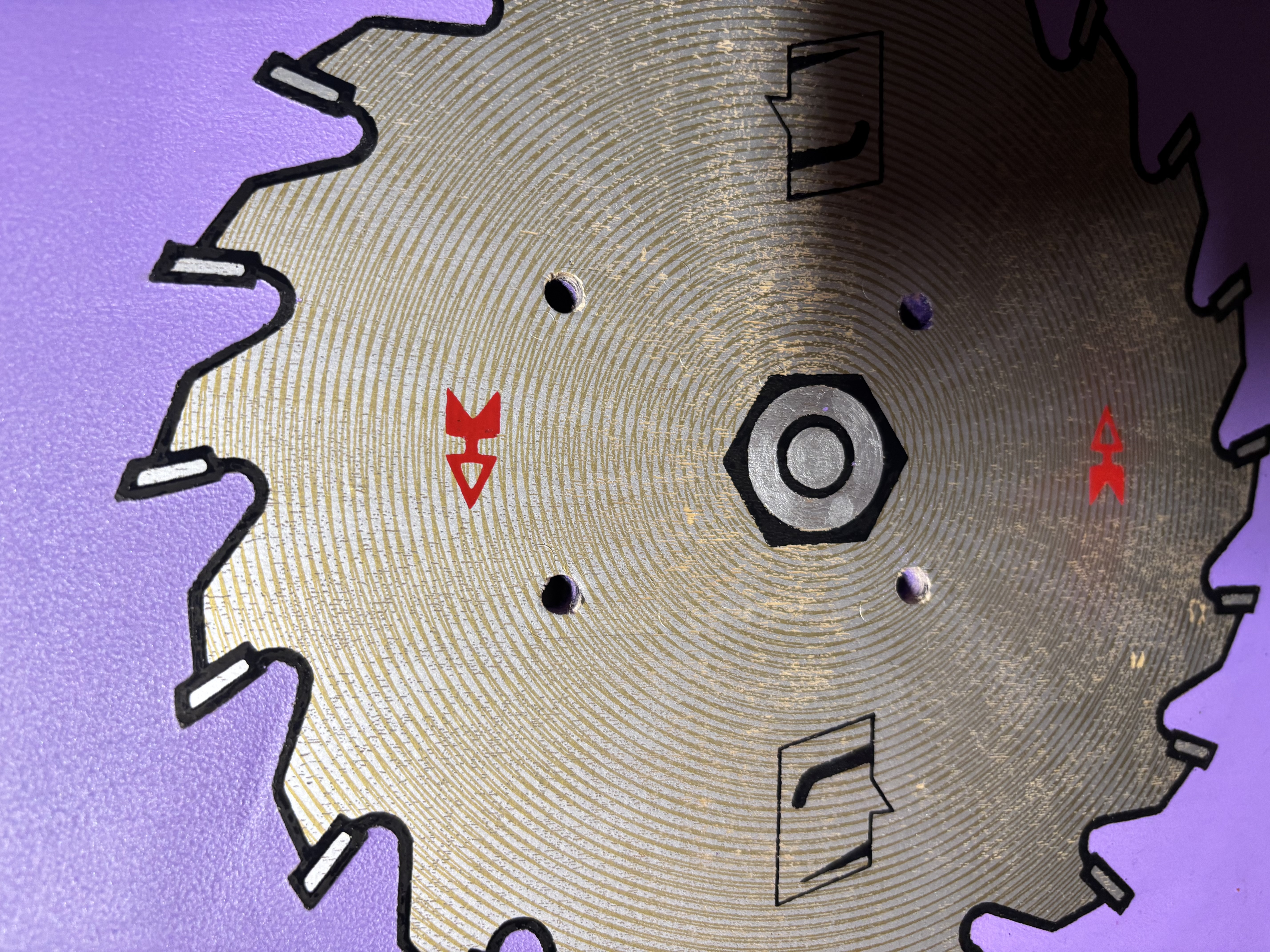 Custom Schmitt Stix Rip Saw Reissue Deck With Custom Grip