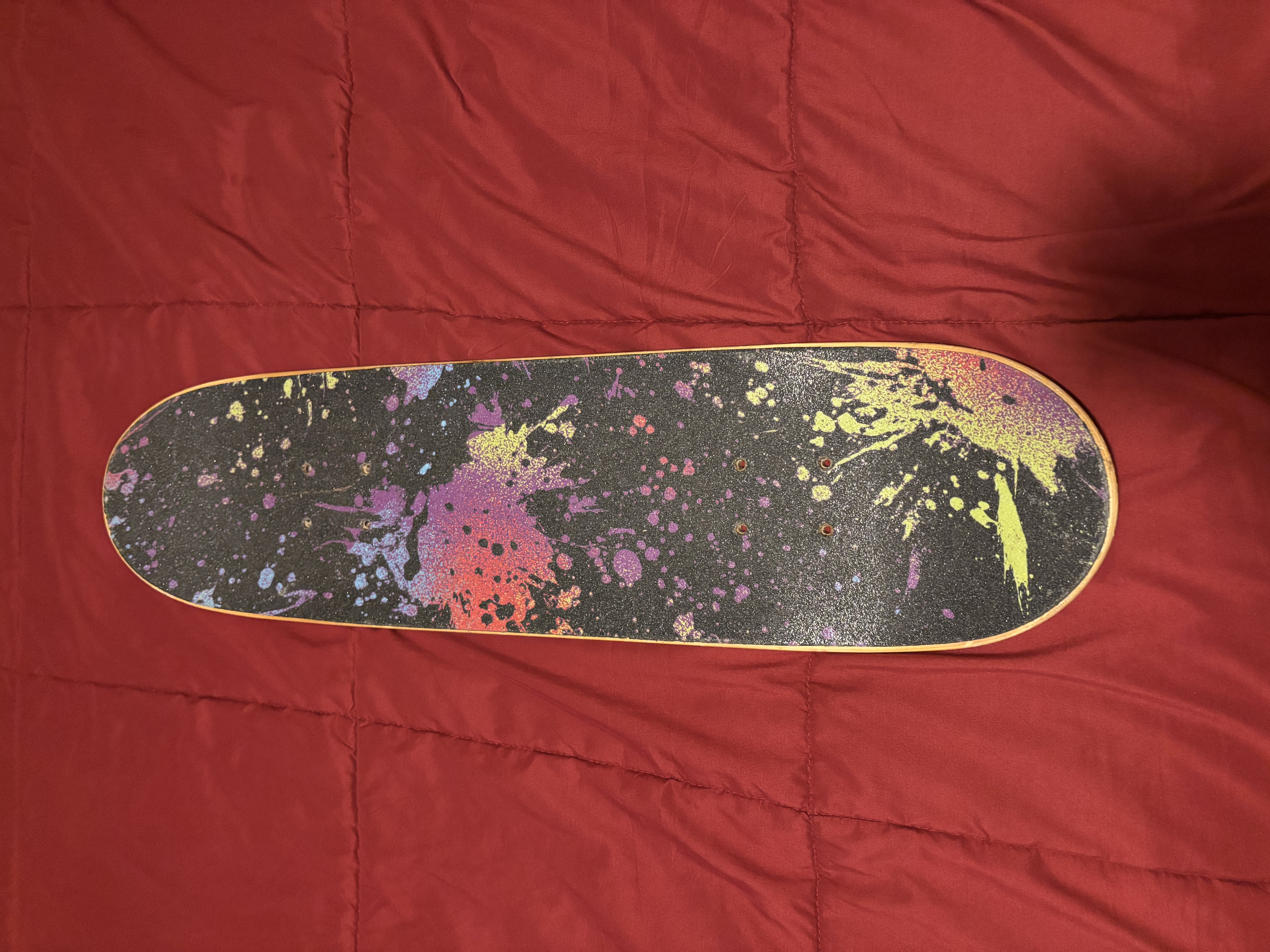 Santa Cruz Splatter Dot Deck With Grip Tape