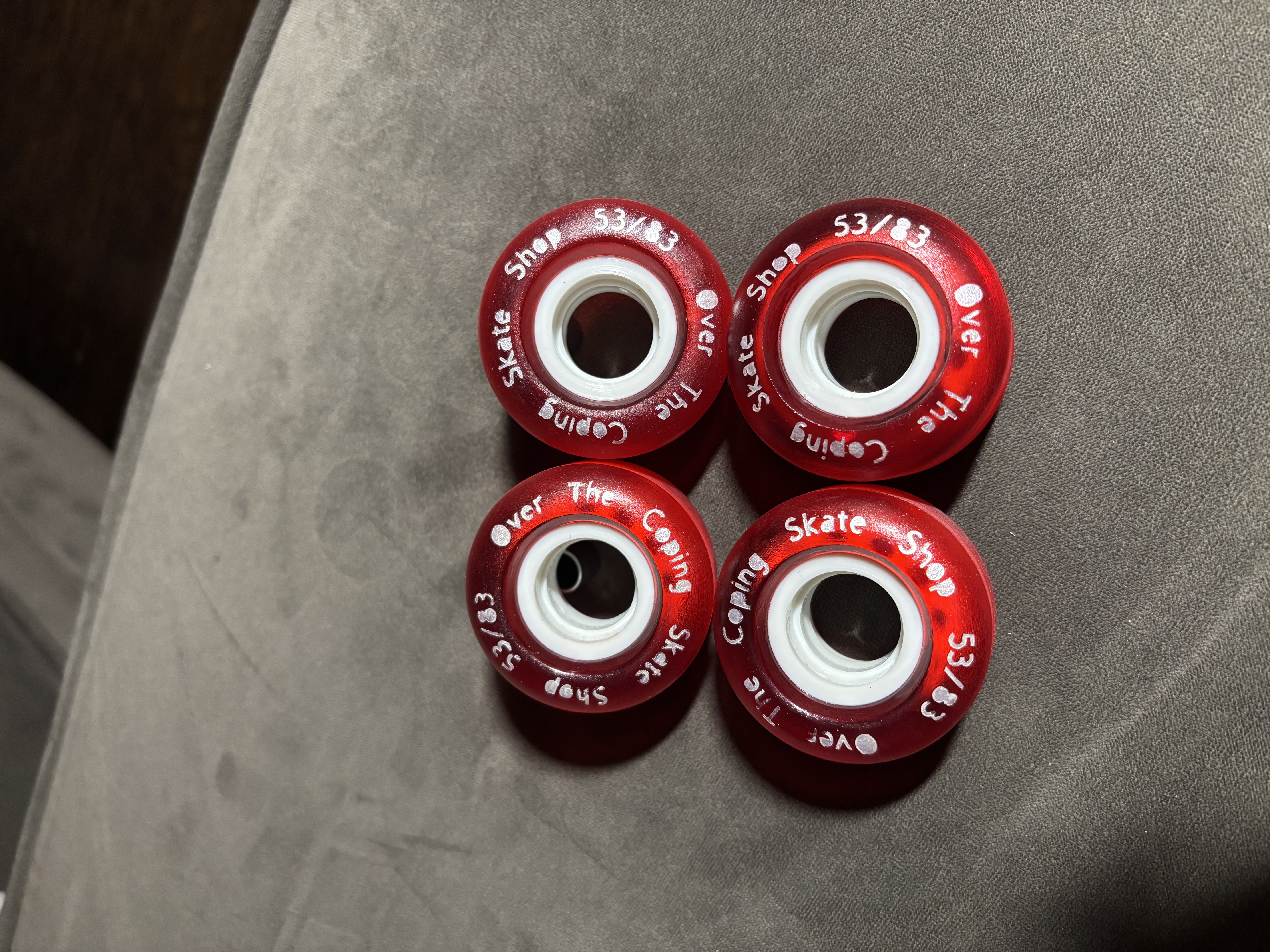 OTCSS Gems 53mm 83a Ruby Wheels