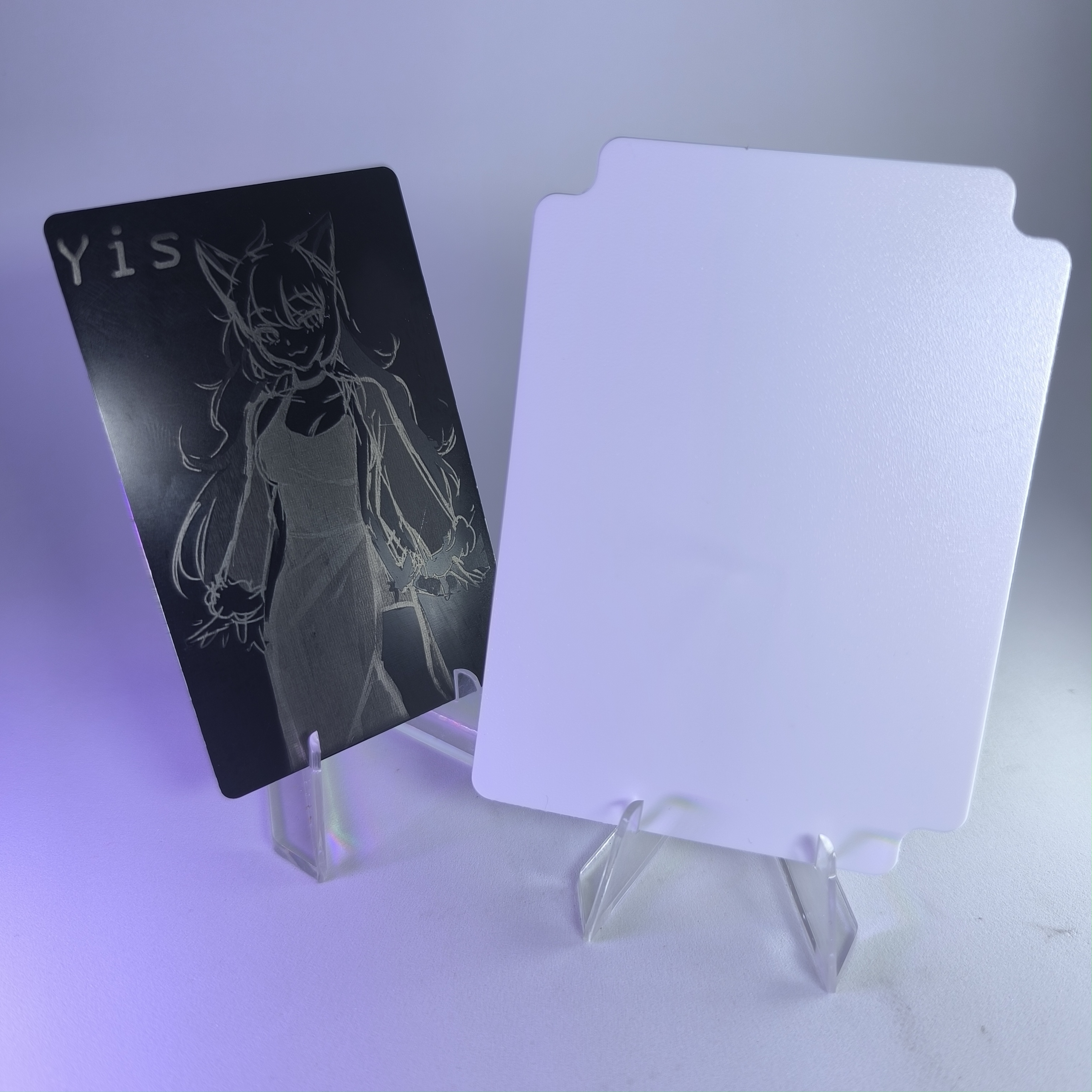 Separador de cartas Blanco