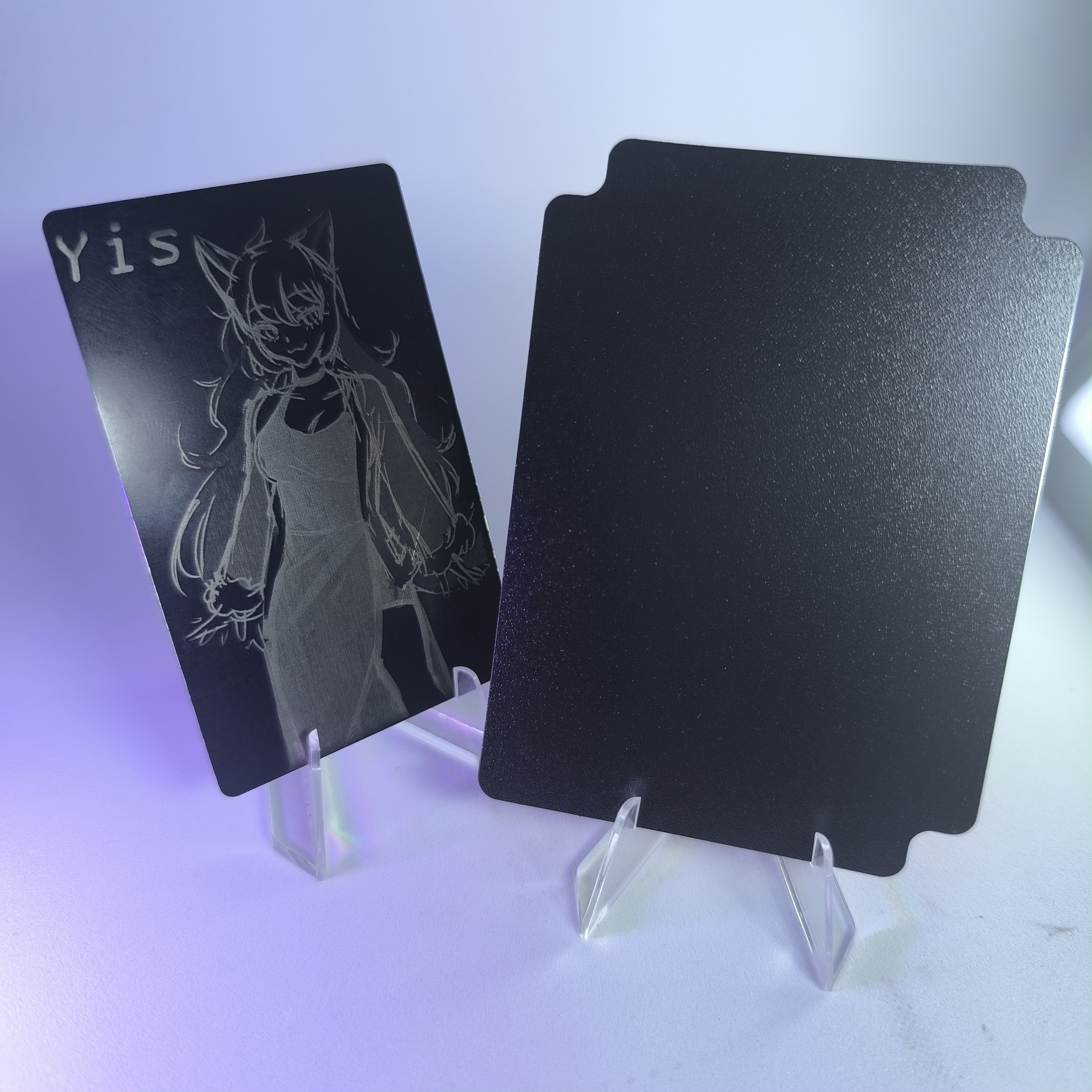 Separador de cartas Negro