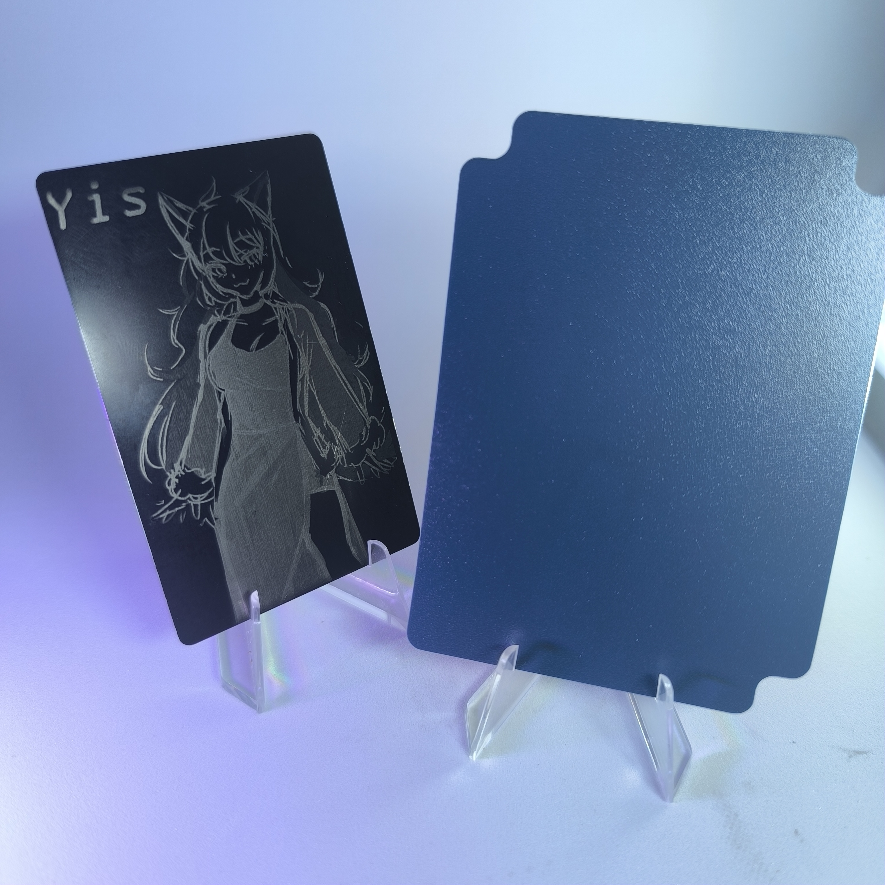 Separador de cartas Azul