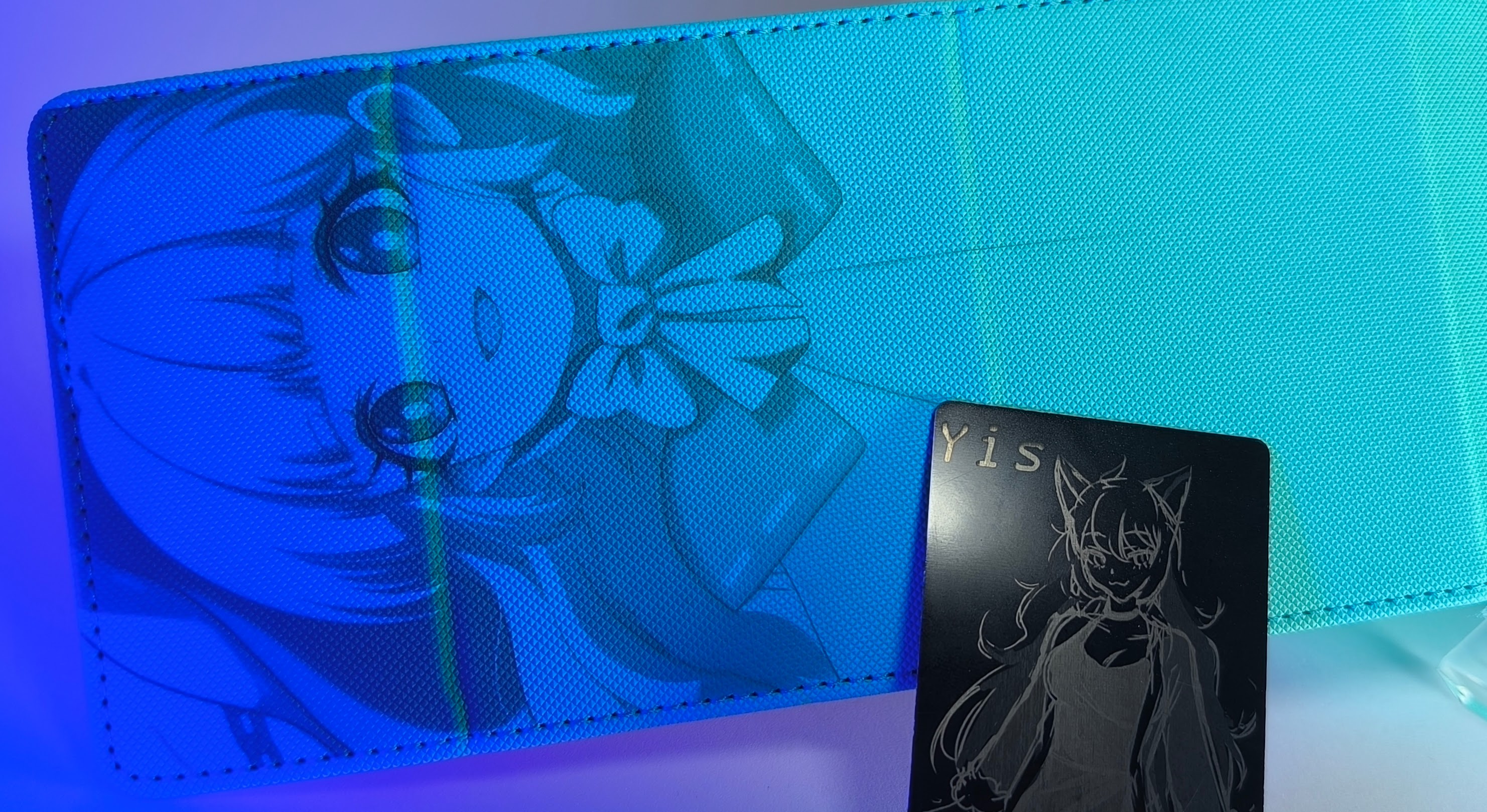 Deckbox Rosa/AzulClaro