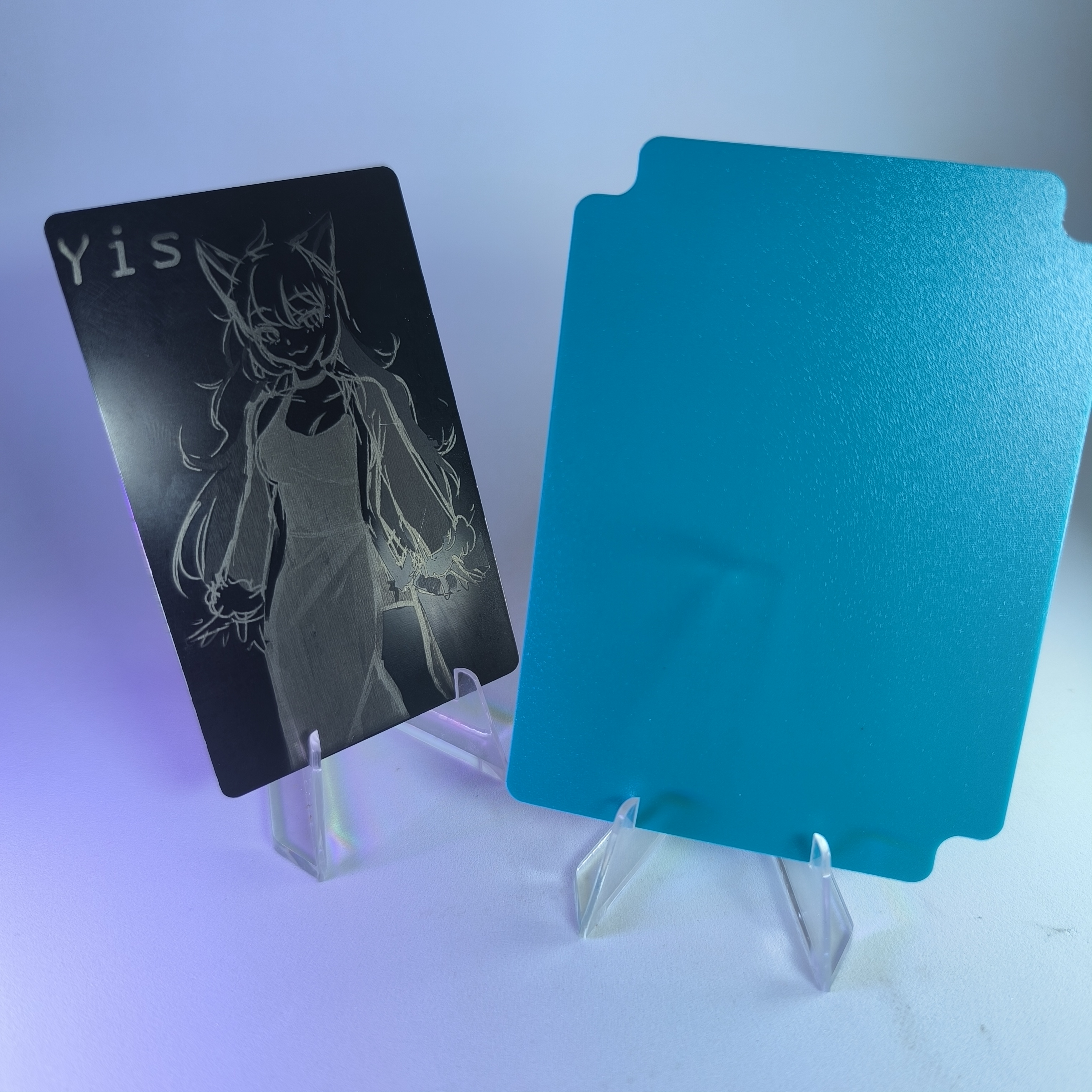 Separador de cartas Azul Claro