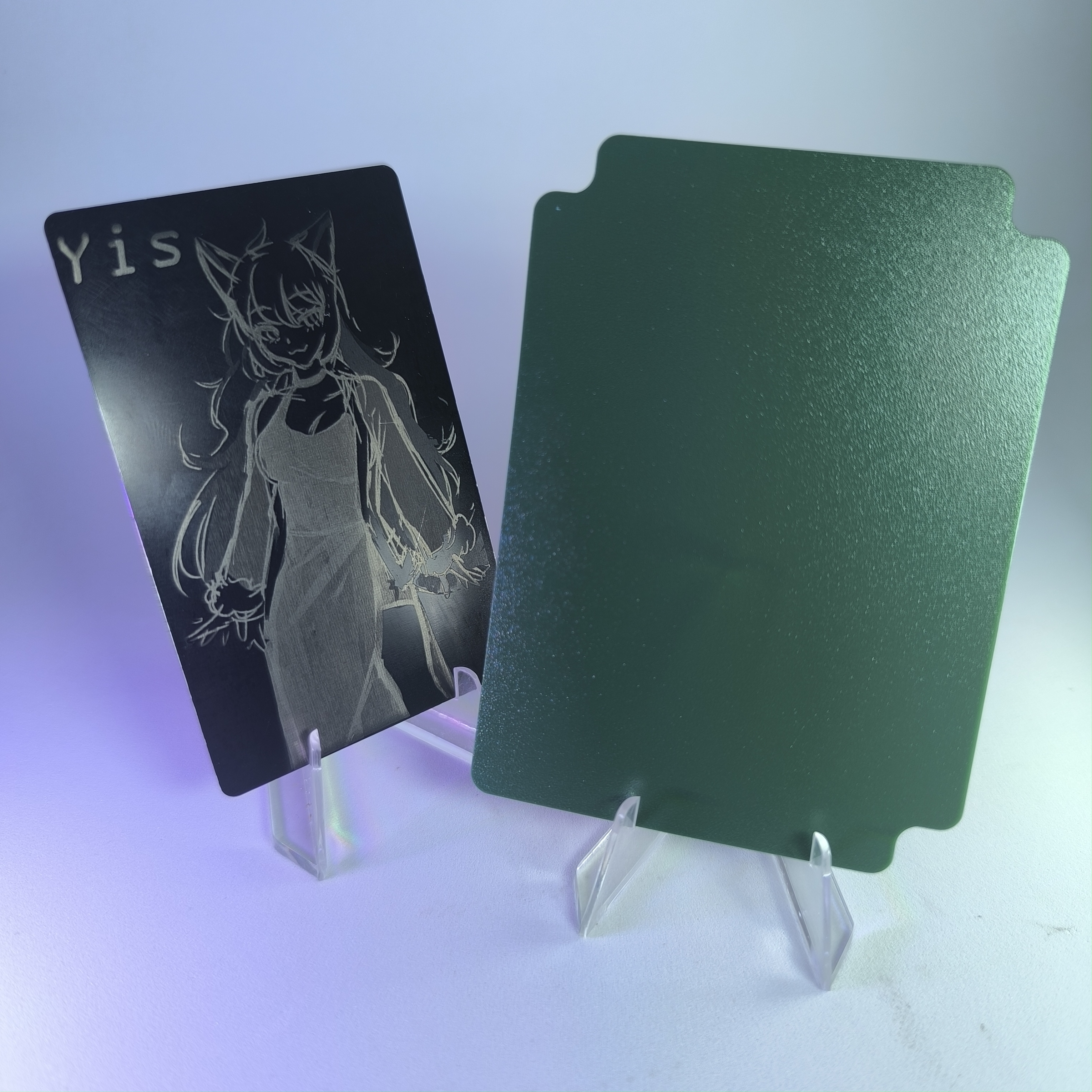 Separador de cartas Verde