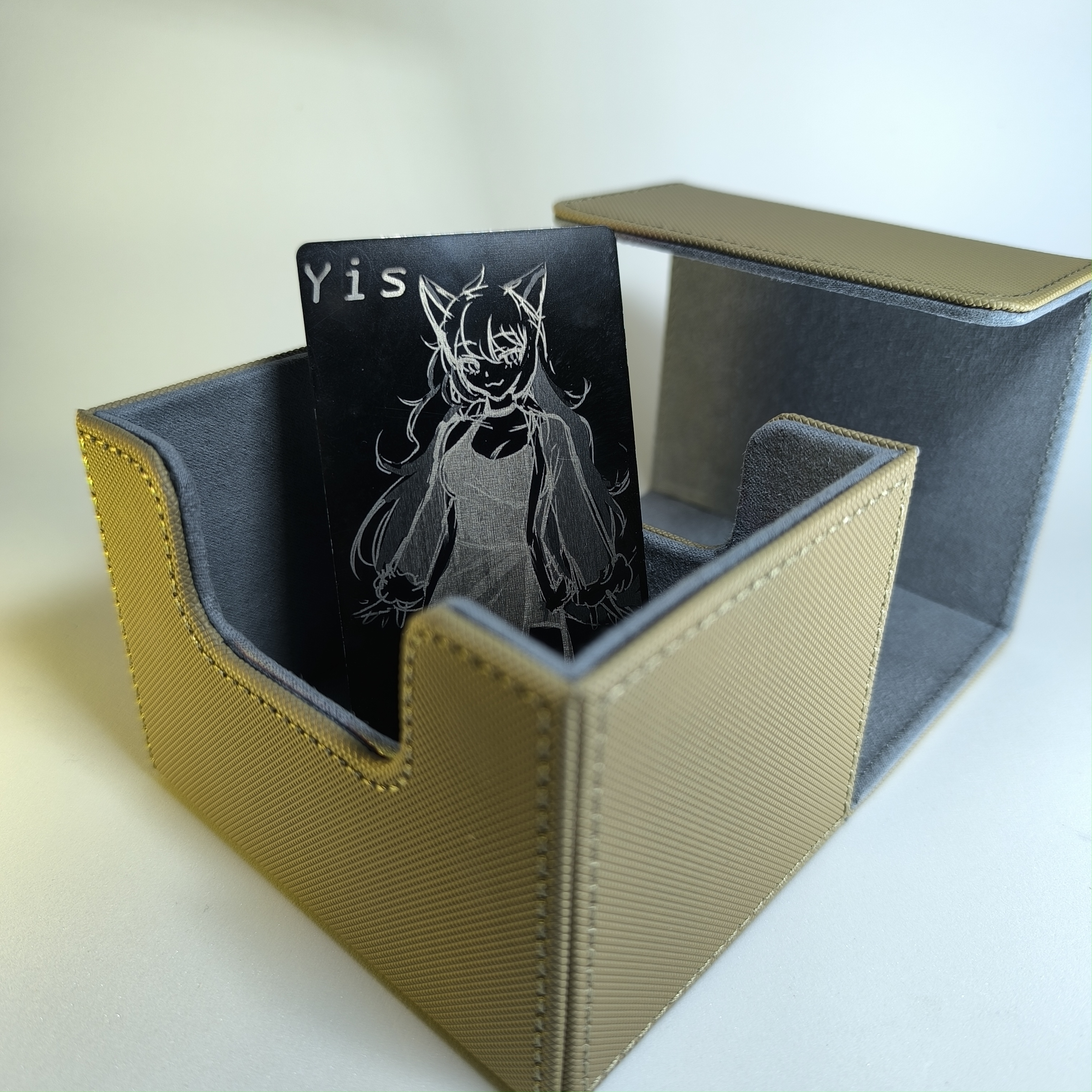 Deckbox Gris/Cafe