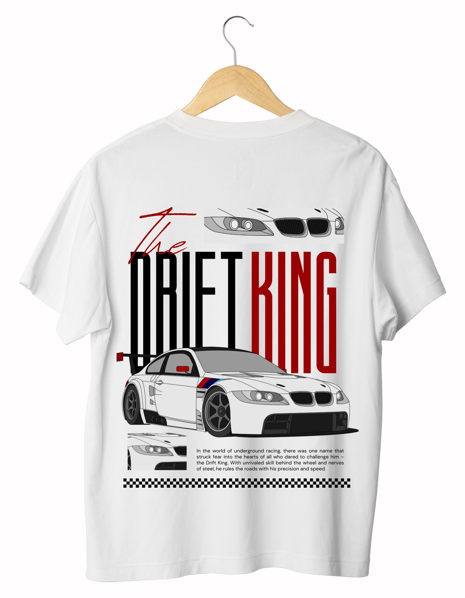 Drift King Car Graphic T-Shirt