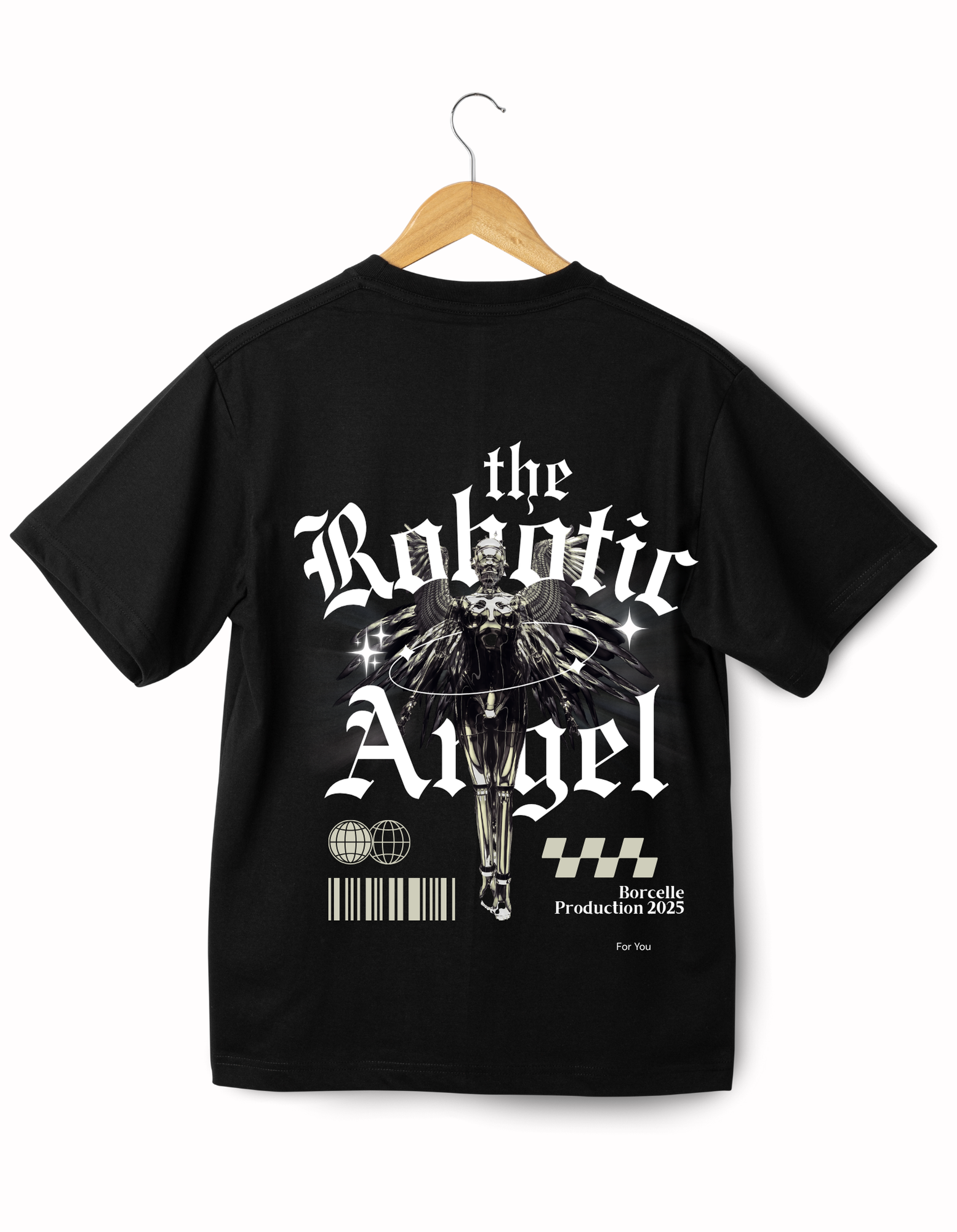 Robotic Angel Graphic T-Shirt