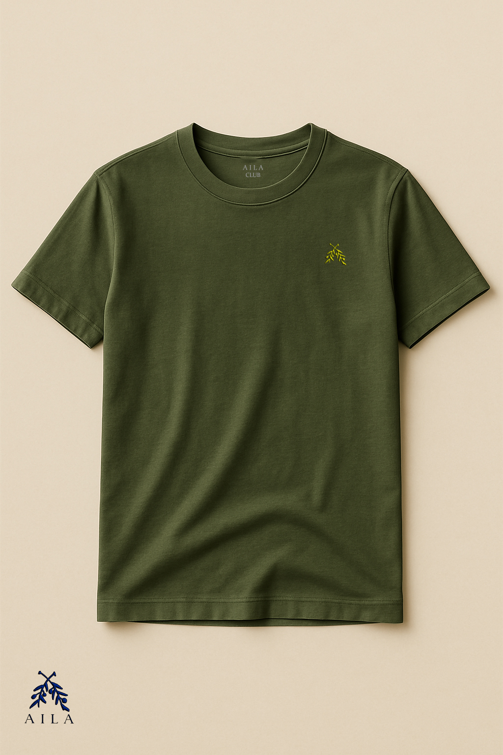 Camiseta básica verde